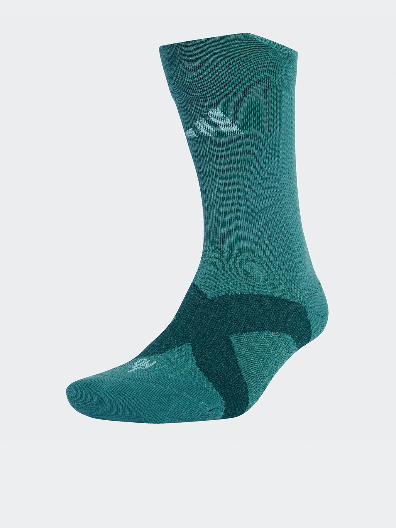 adidas Unisex Running Climacool Socks - Green
