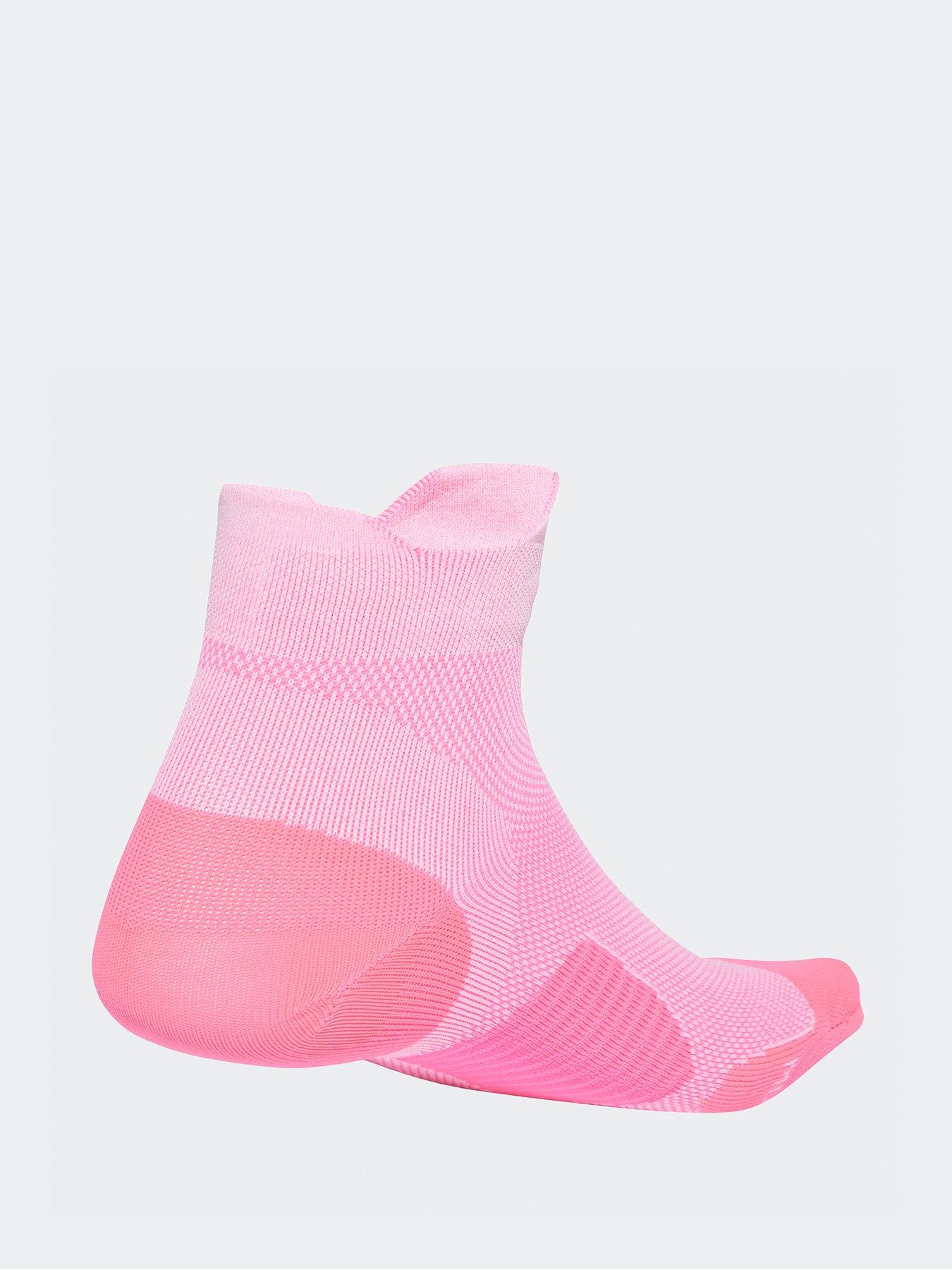Image 2 of 4 of adidas Unisex Running Adizero Socks 1 Pair - Pink