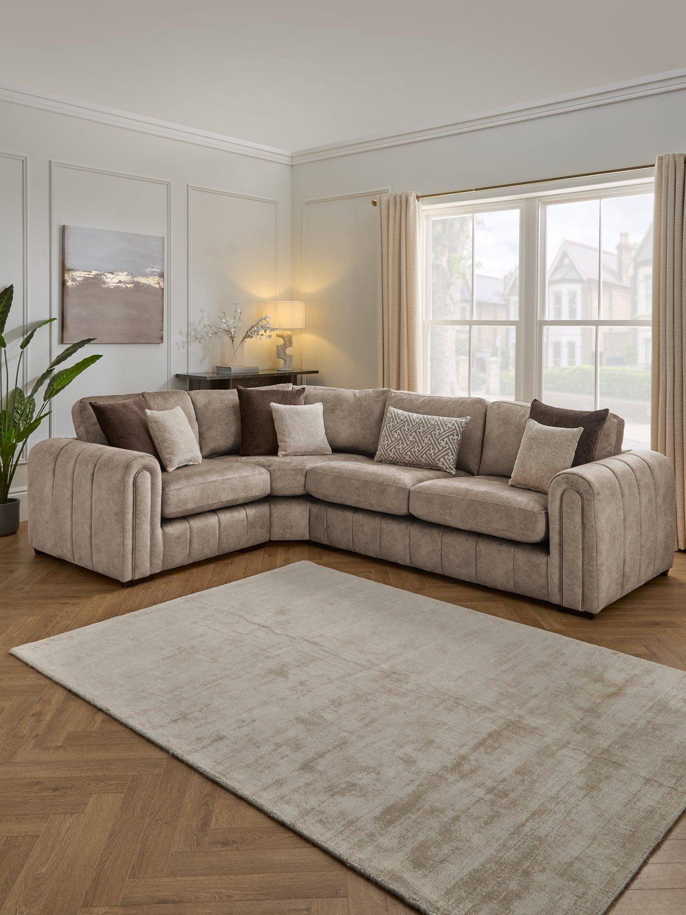 undefined Amara Lh Double Arm Corner Group - Made to Order in the UK