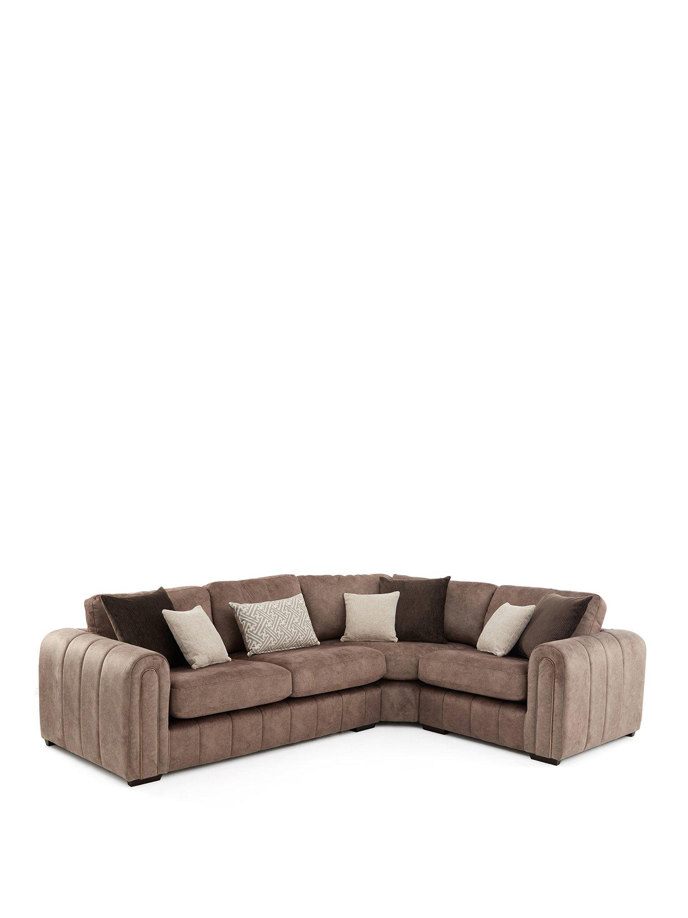 Image 2 of 7 of The Very Collection Amara Right Hand&nbsp;Double Arm Corner Group Sofa - Made to Order in the UK
