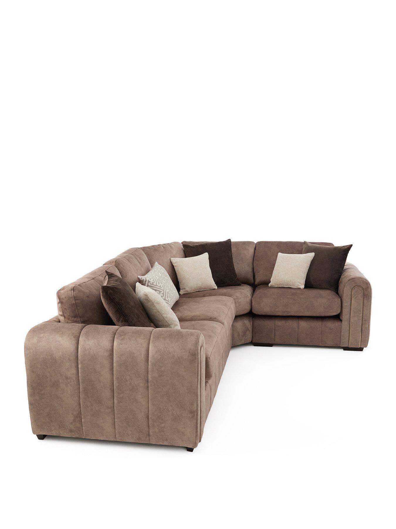 Image 3 of 7 of The Very Collection Amara Right Hand&nbsp;Double Arm Corner Group Sofa - Made to Order in the UK
