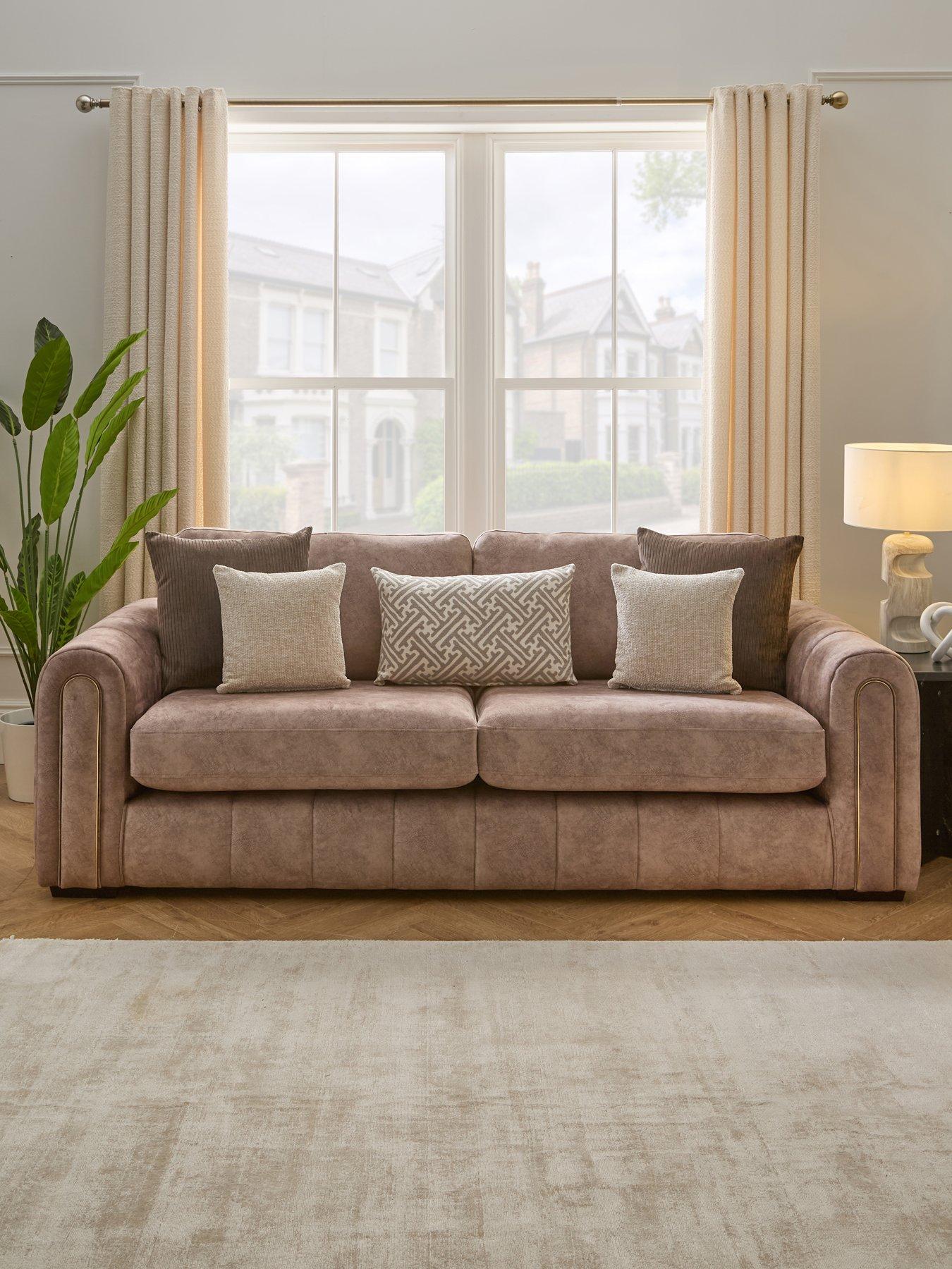 Image 1 of 7 of The Very Collection Amara 3 Seater Sofa - Made to Order in the UK