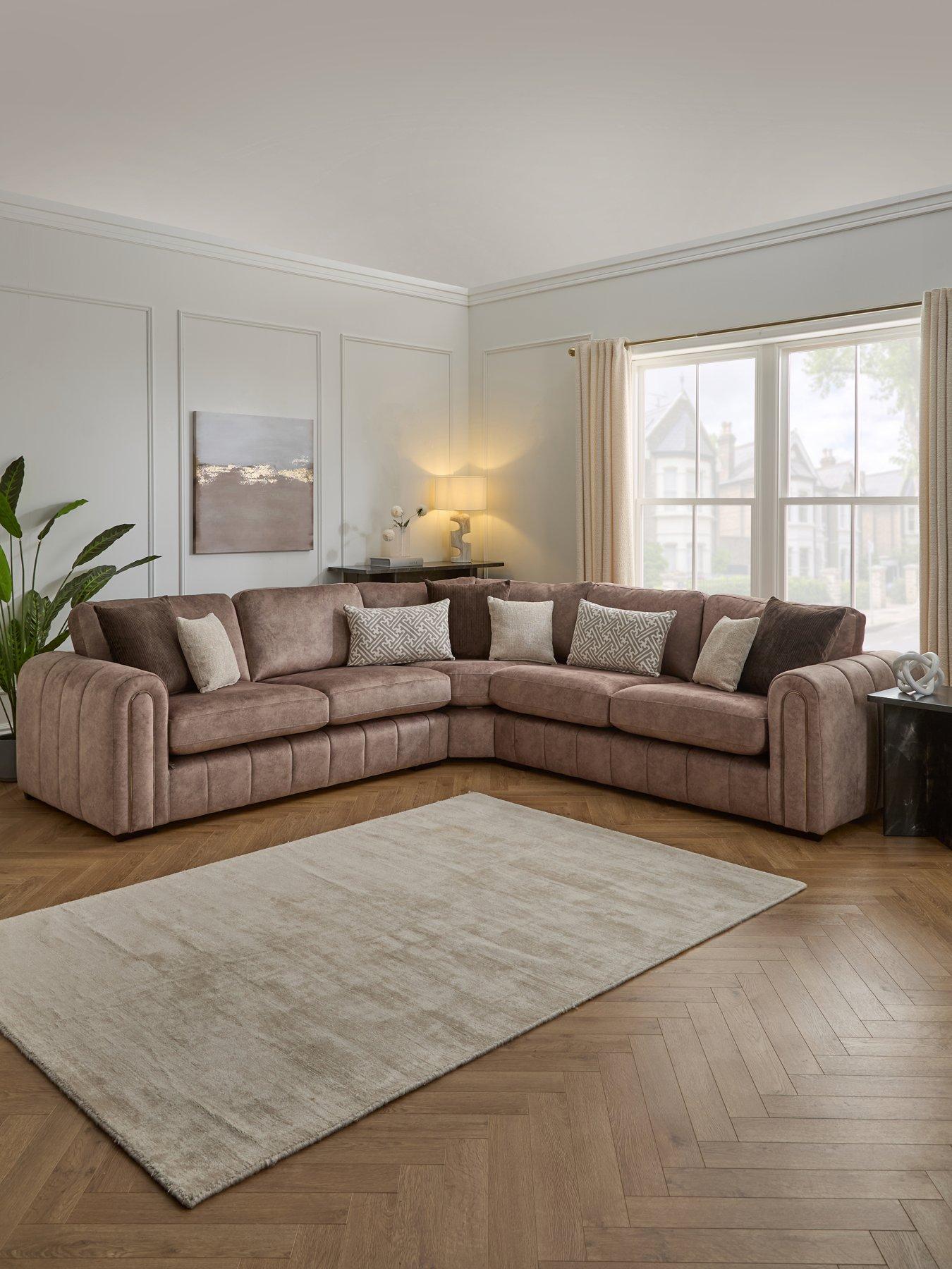 Image 1 of 7 of The Very Collection Amara Corner Group Sofa&nbsp;- Made to Order in the UK