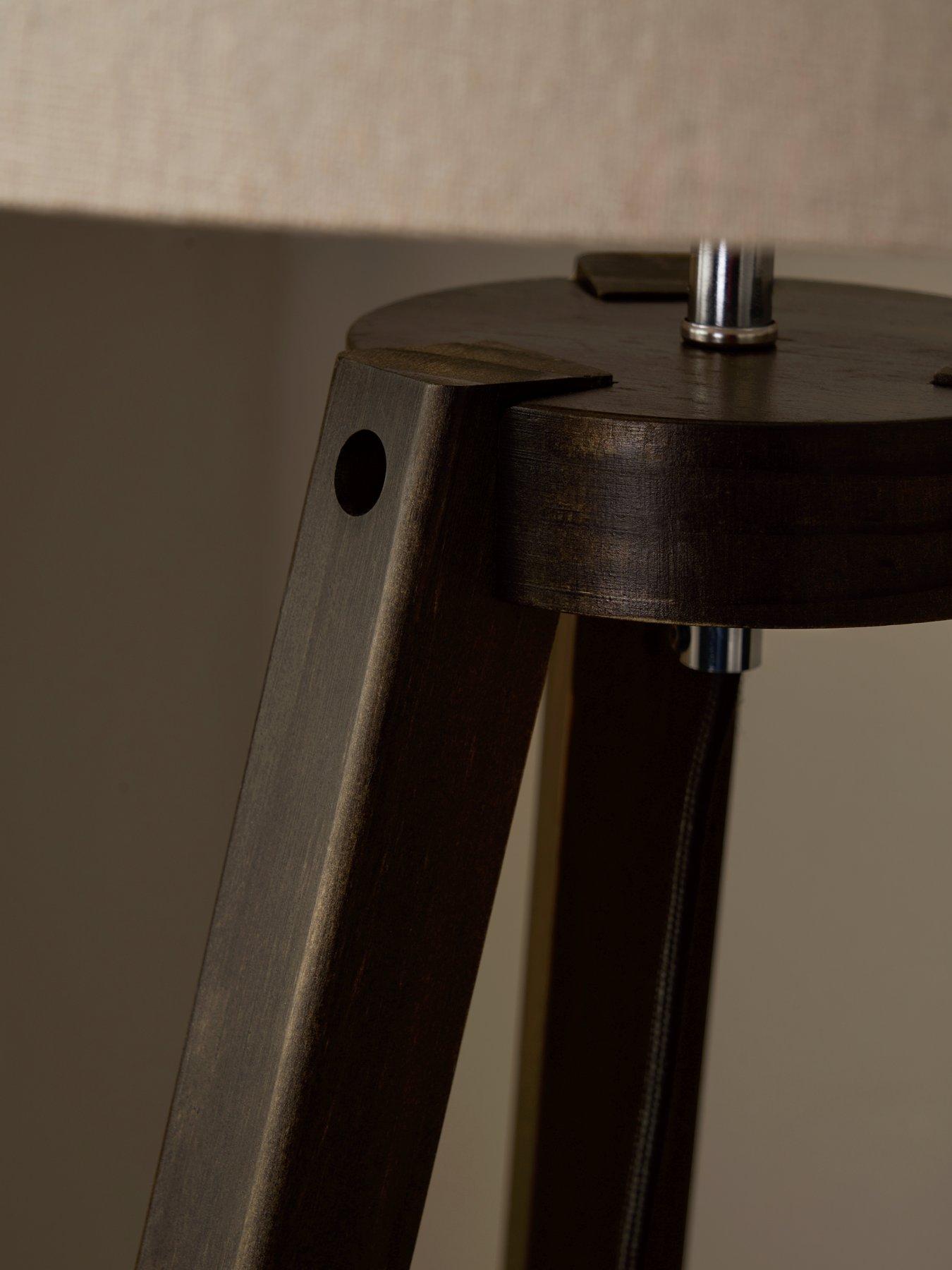  image of very-home-keeley-wooden-tripod-floor-lamp