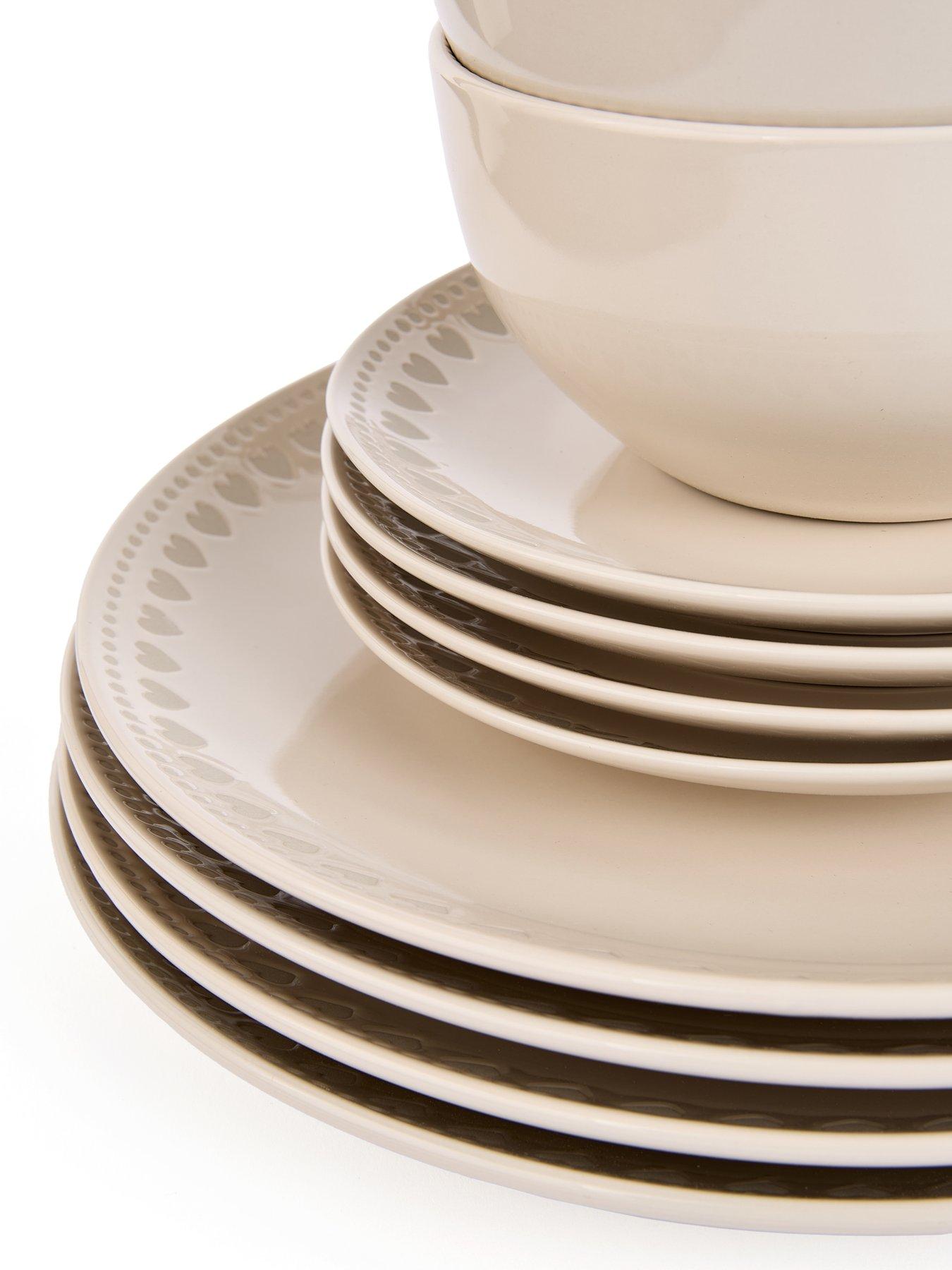  image of very-home-heart-pad-print-12-piece-dinner-set