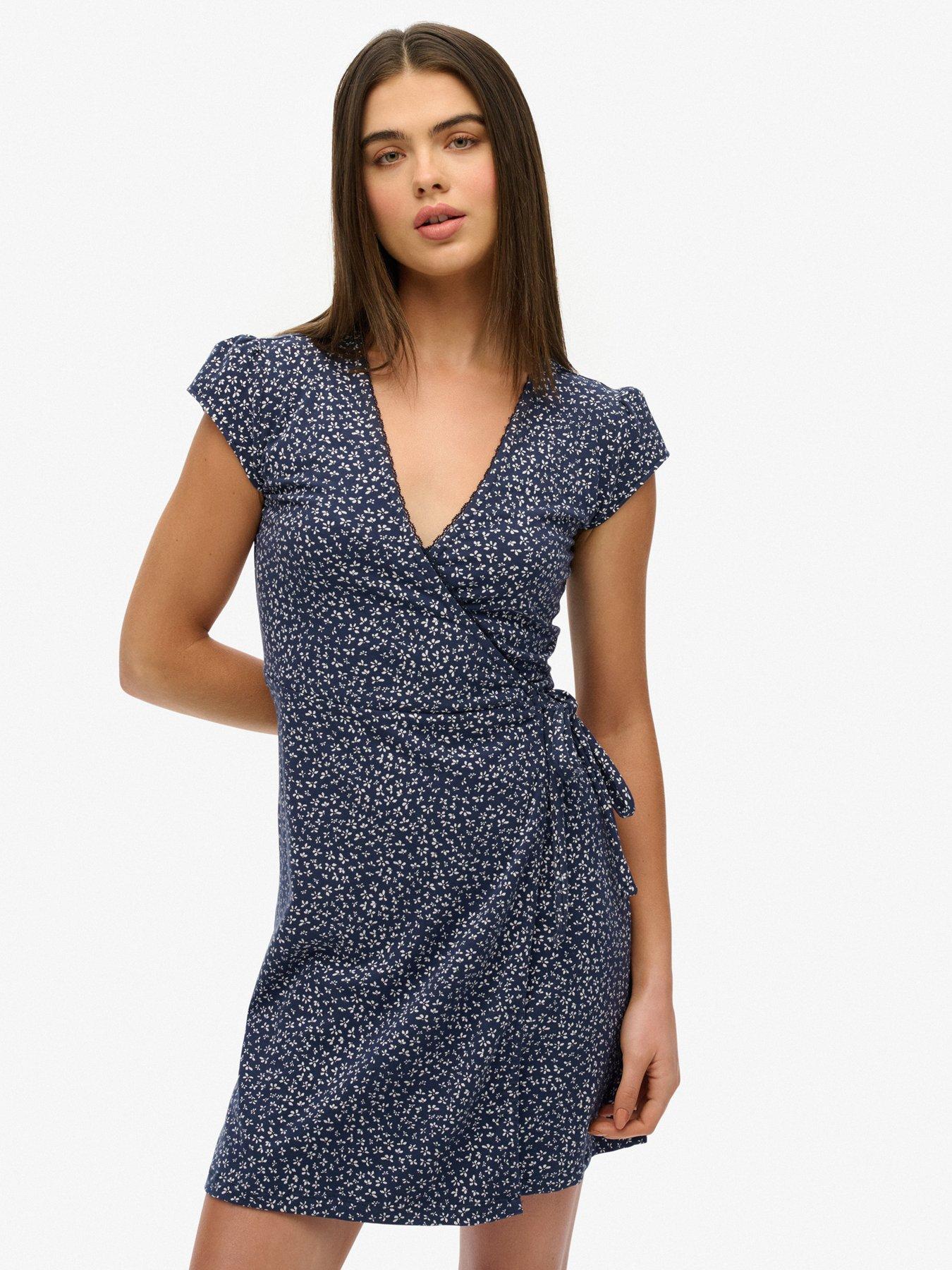 superdry-athletic-essentials-wrap-dress-blue