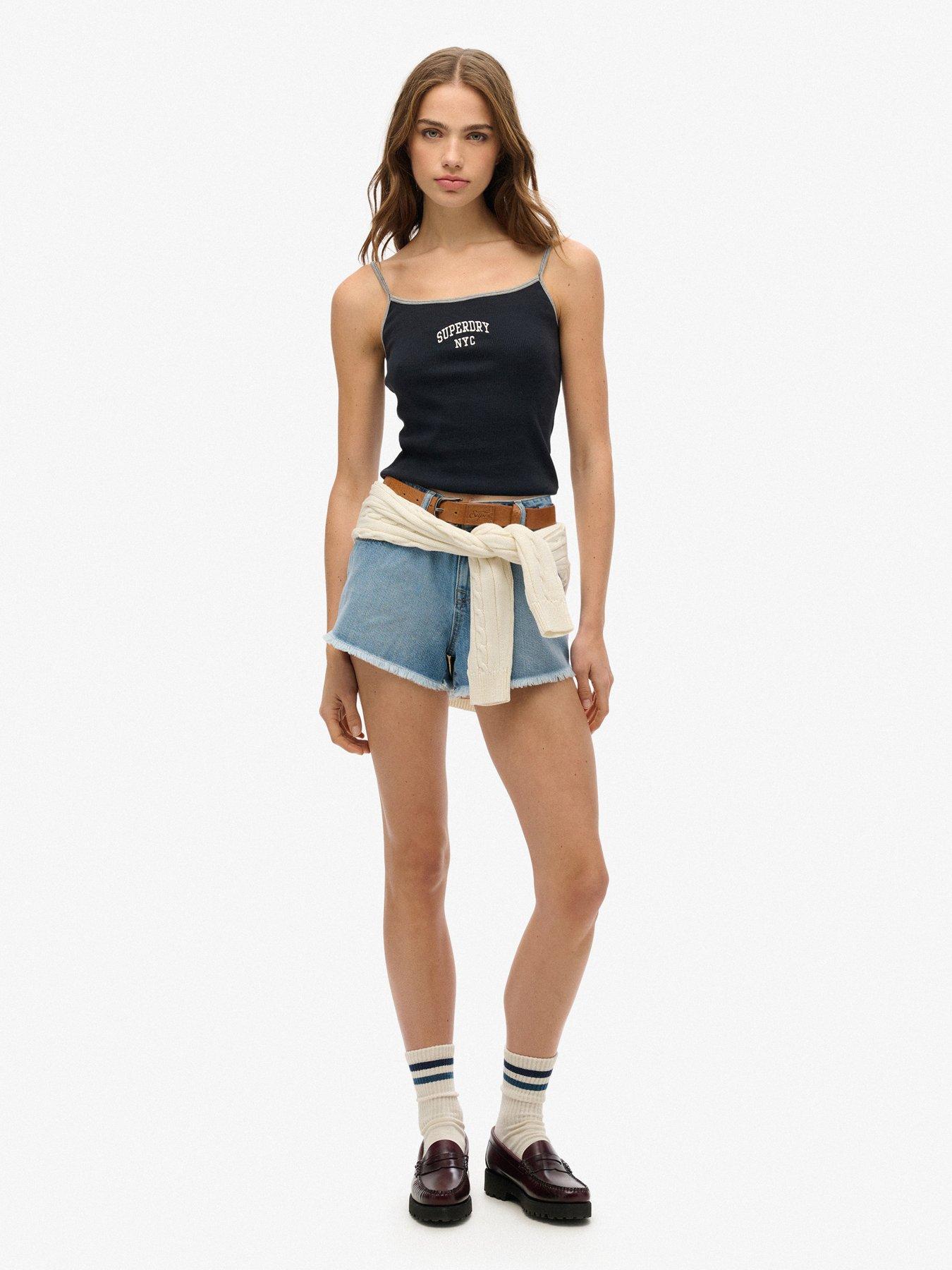  image of superdry-athletic-essentials-cami-top-blue