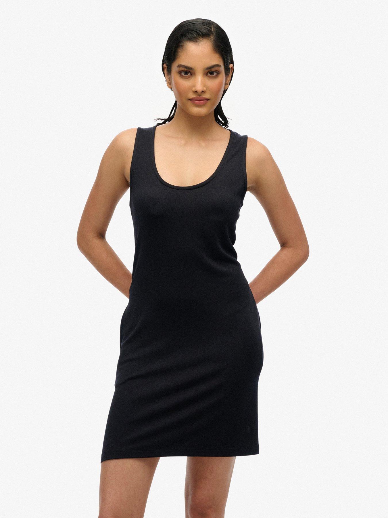 superdry-vest-mini-dress-black