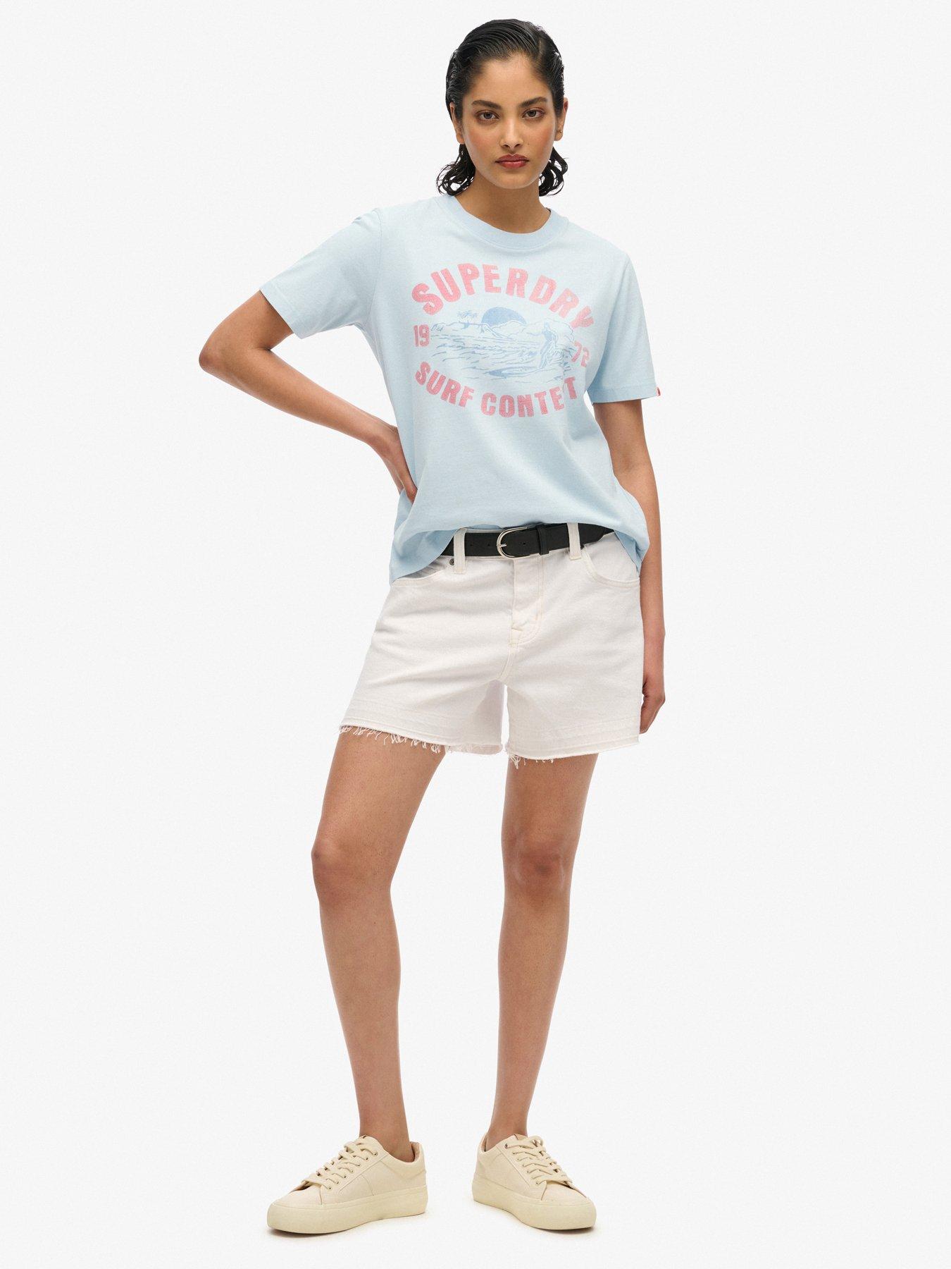  image of superdry-lo-fi-outdoor-relaxed-t-shirt-blue