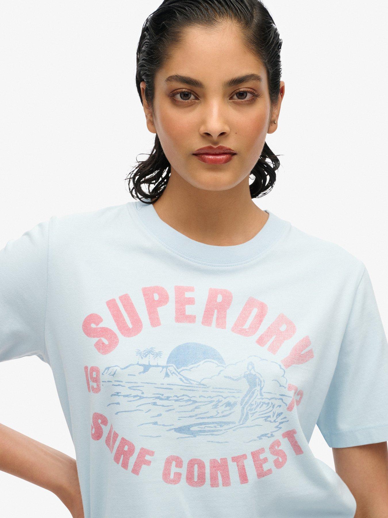  image of superdry-lo-fi-outdoor-relaxed-t-shirt-blue