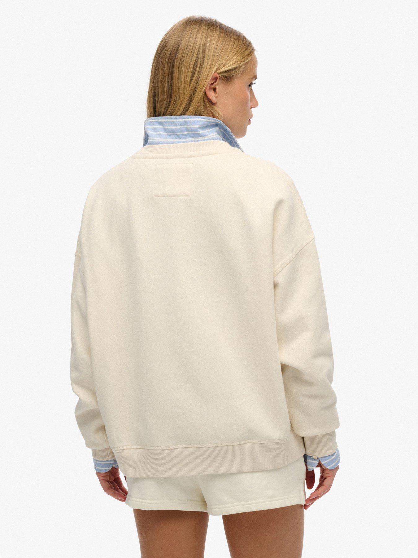 stillFront image of superdry-athletic-essentials-tonal-applique-crew-sweatshirt-white