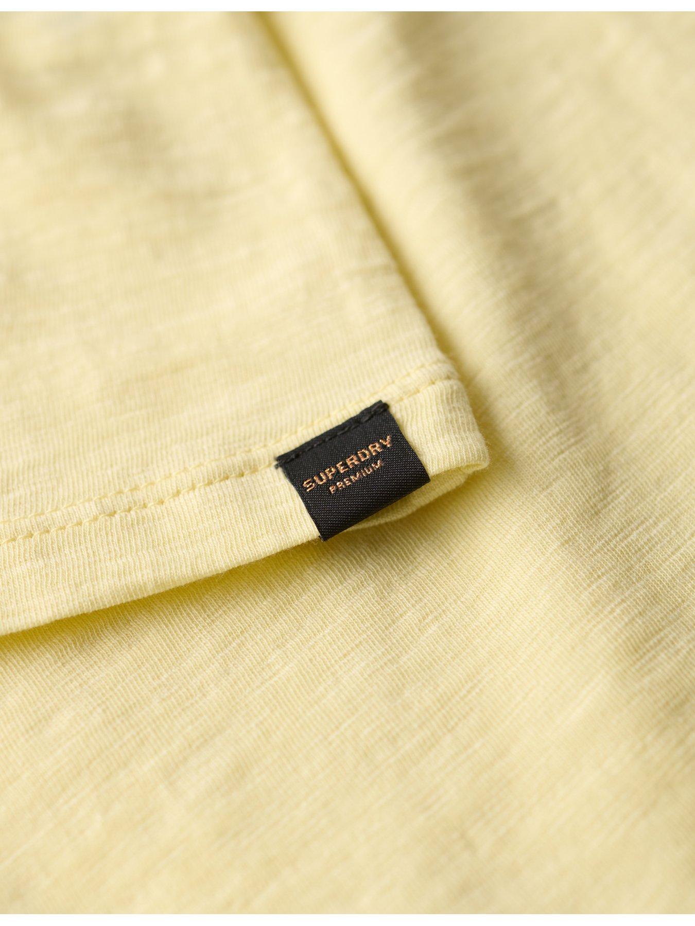  image of superdry-studios-loose-t-shirt-yellow