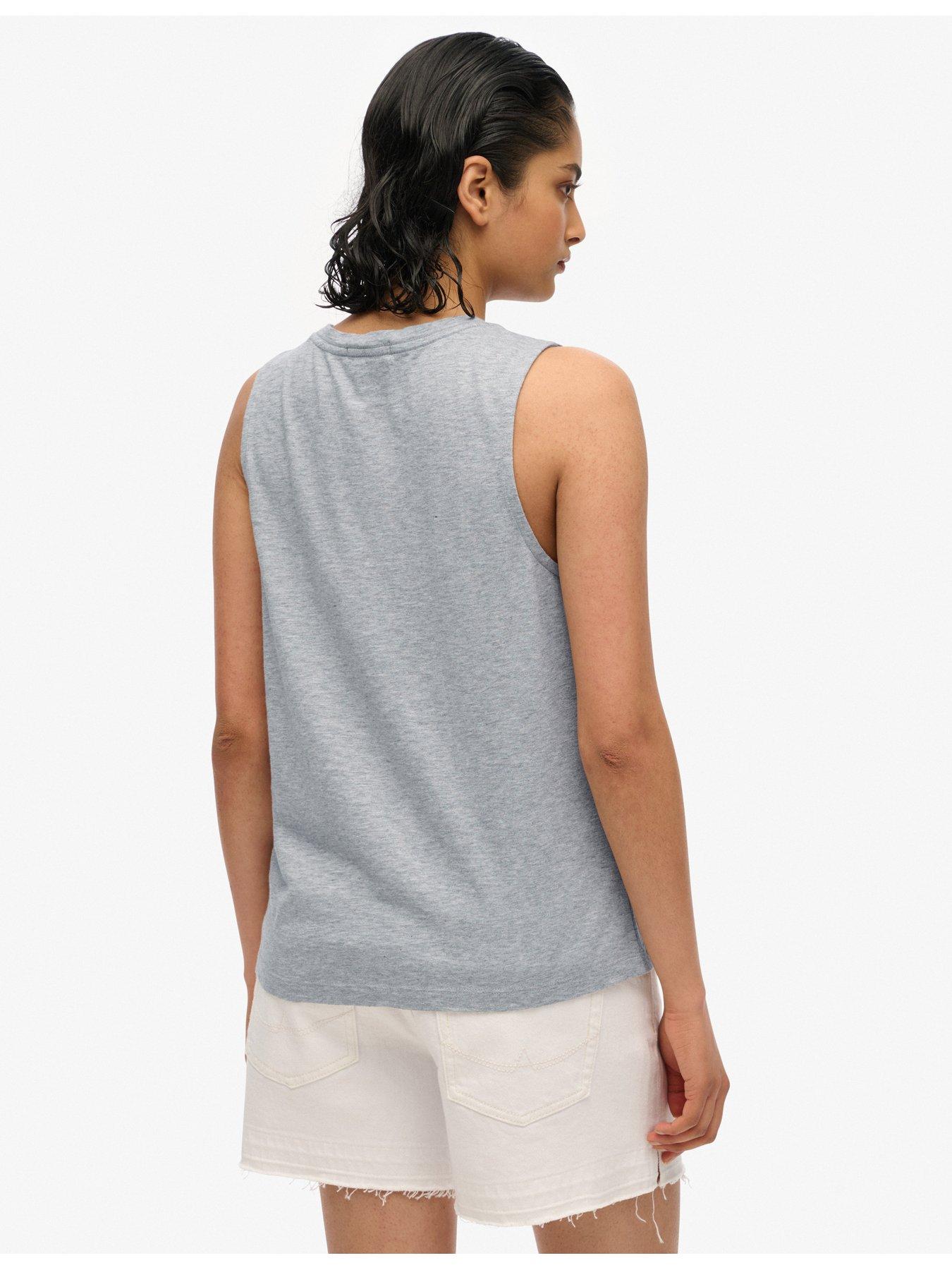 stillFront image of superdry-scoop-neck-tank-top-grey