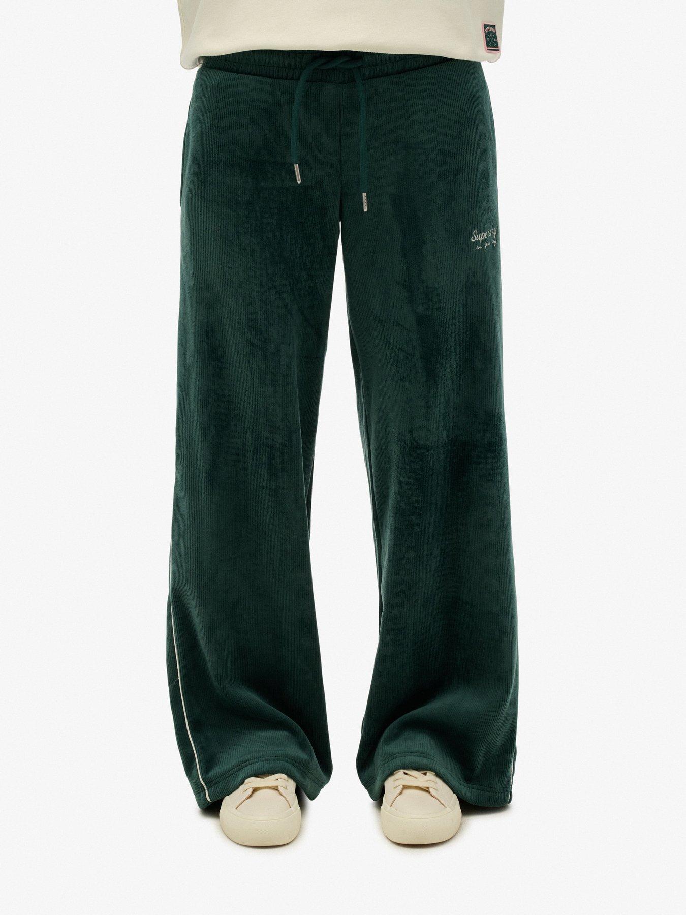 undefined Country Club Velour Joggers - Green