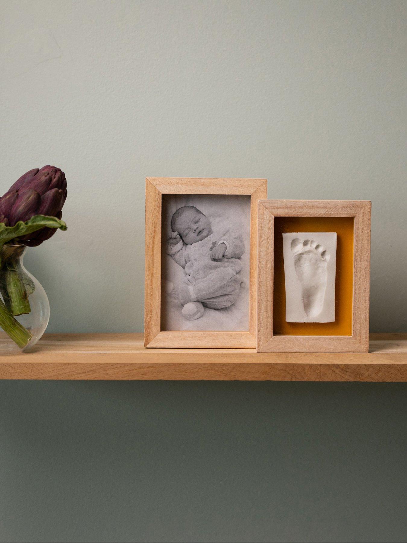 front image of petit-artichaut-duo-frame-daisy-ochre-keepsake-gift