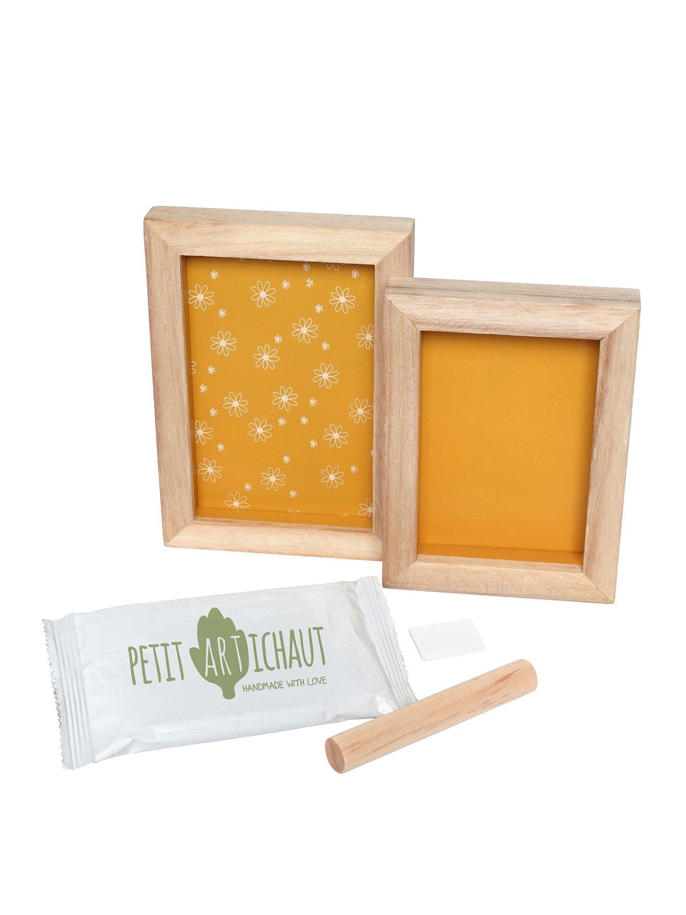  image of petit-artichaut-duo-frame-daisy-ochre-keepsake-gift