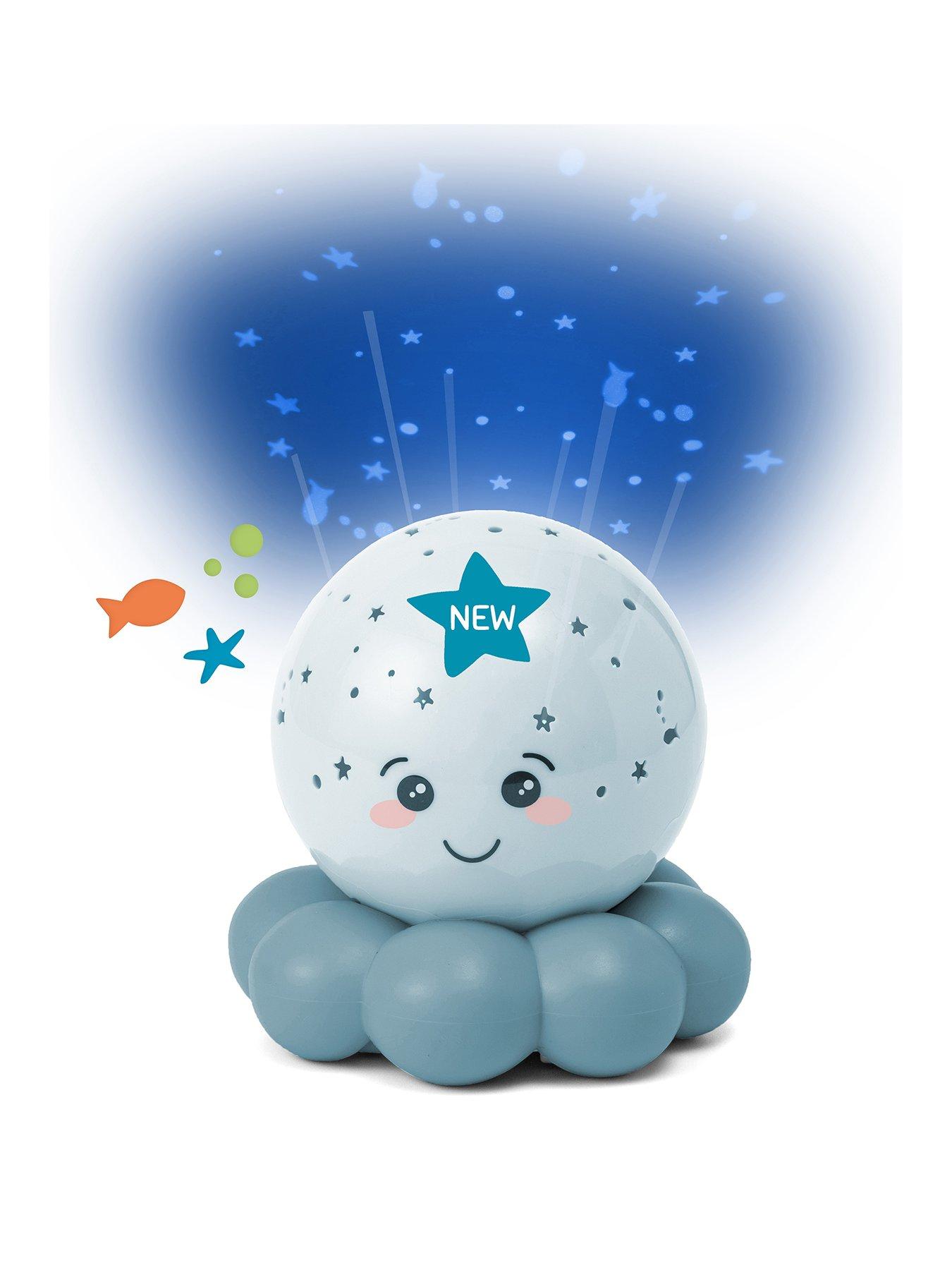 cloud.b Twinkles To Go Octo - Soft Blue Nightlight Projecter