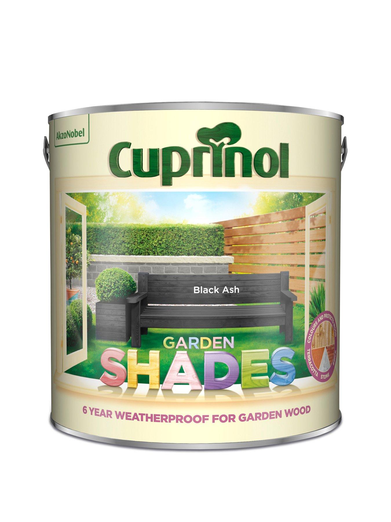  image of cuprinol-garden-paint-shades-black-ash-25l