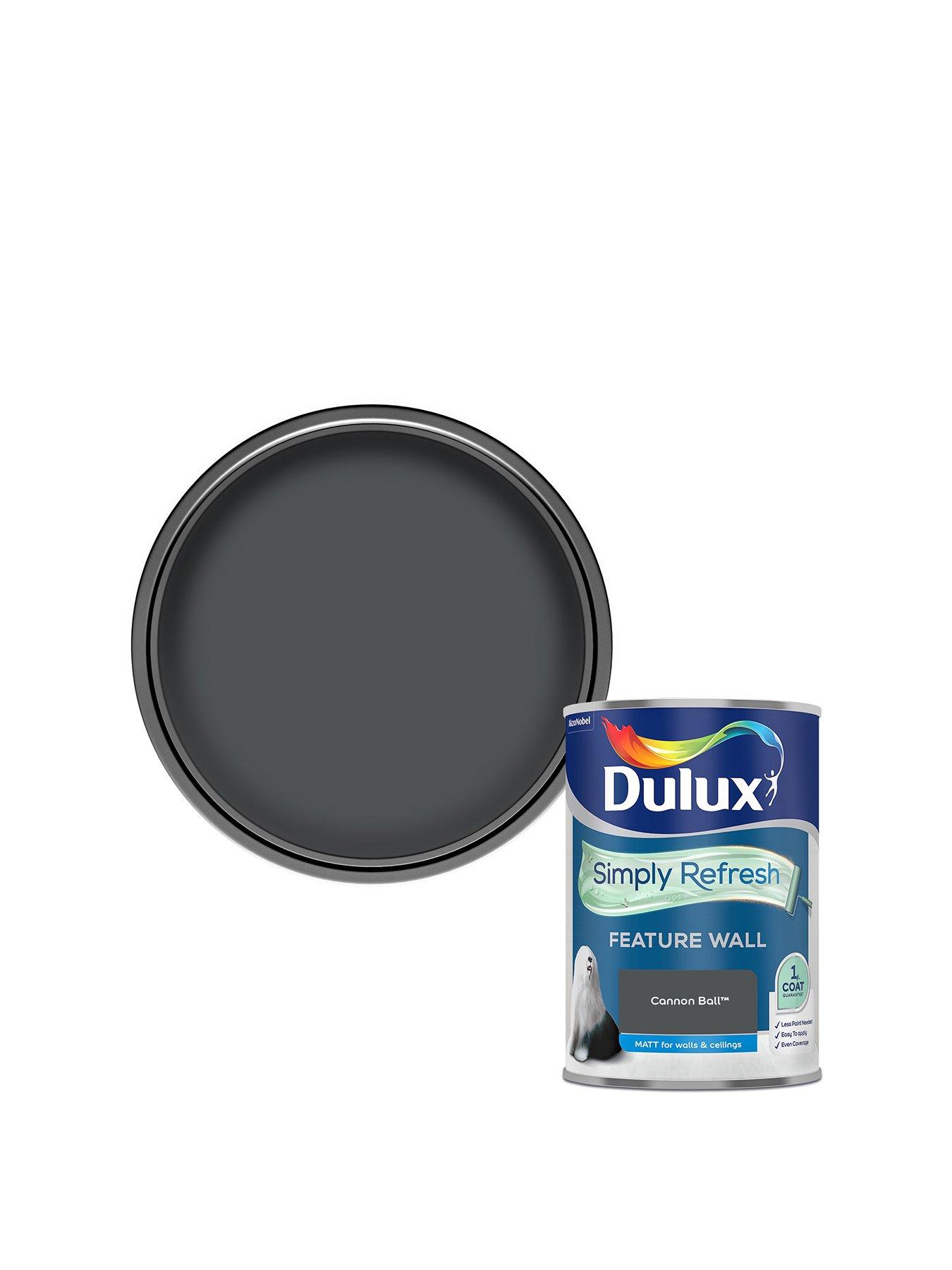 Image 1 of 6 of Dulux S/r One Coat F/wall Cannon Ball 1.25l
