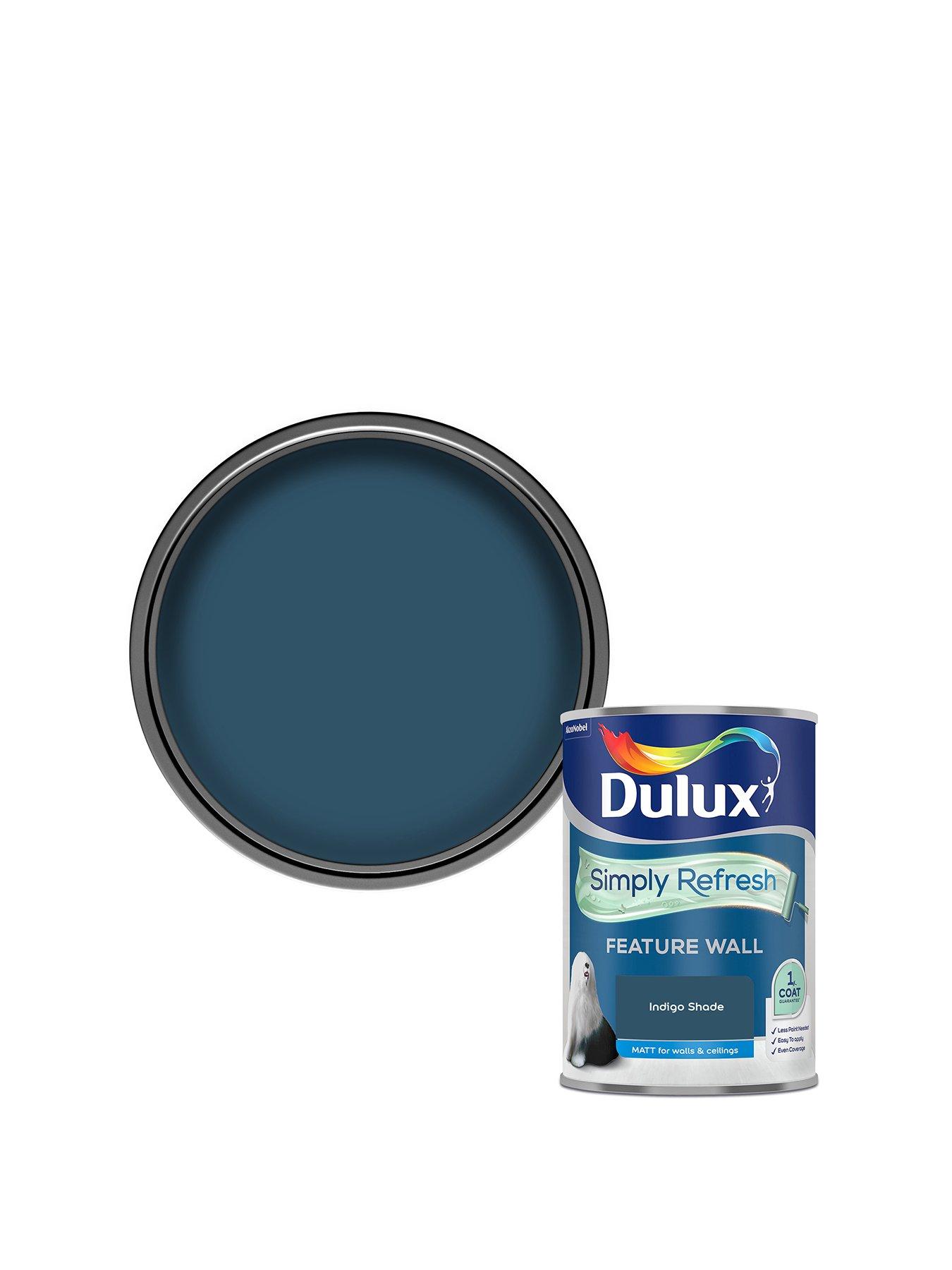 Image 1 of 6 of Dulux S/r One Coat F/wall Indigo Shad 1.25l