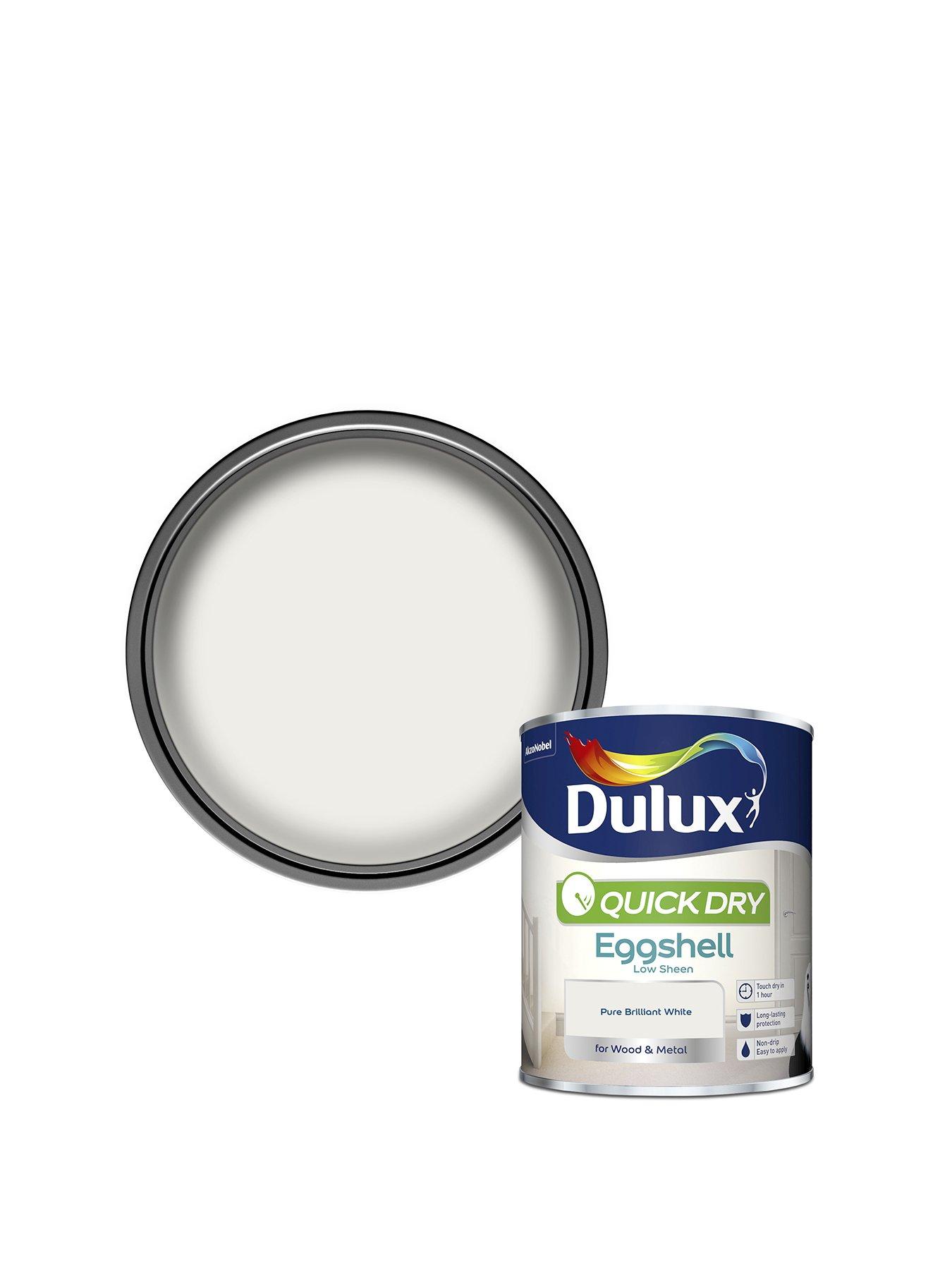 Dulux Quick Dry Eggshell Pure Brilliant White 750ml