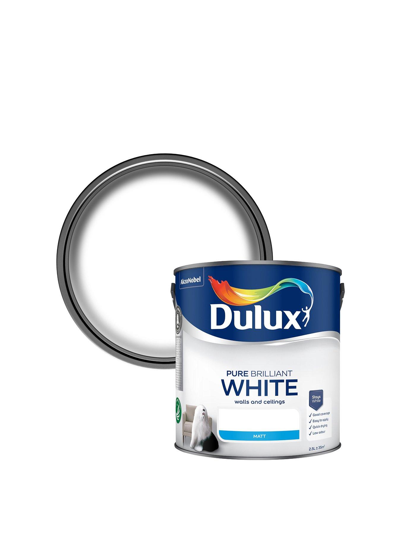 Dulux Matt Pure Brilliant White 2.5l