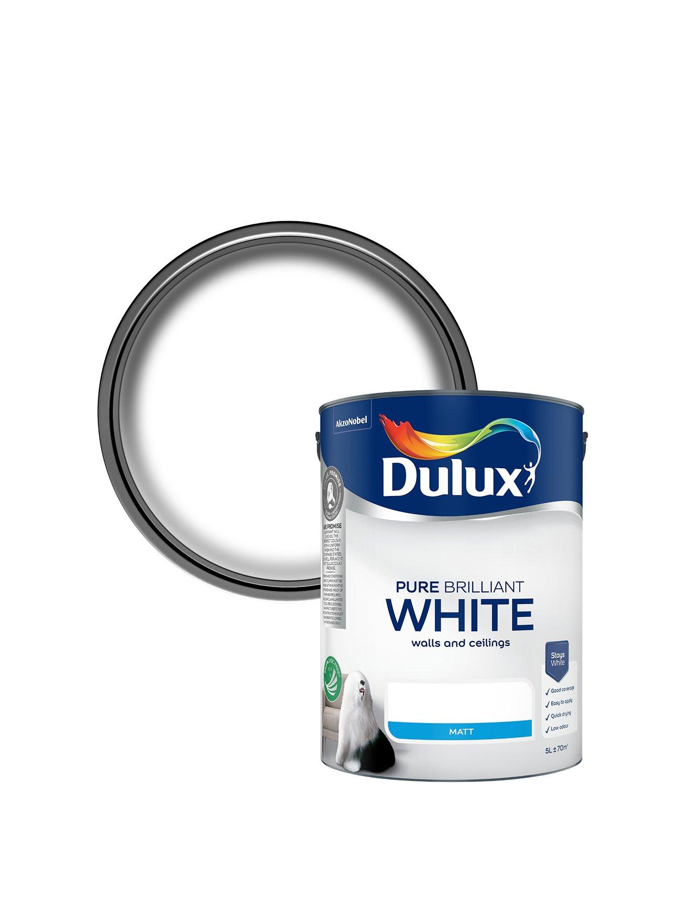 Dulux Matt Pure Brilliant White 5l