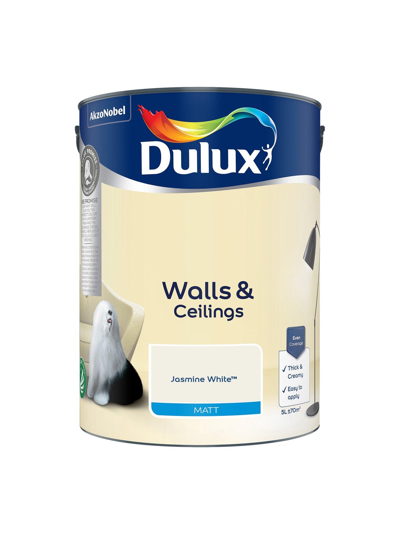 Image 3 of 7 of Dulux Dulux Matt Jasmine White 5l