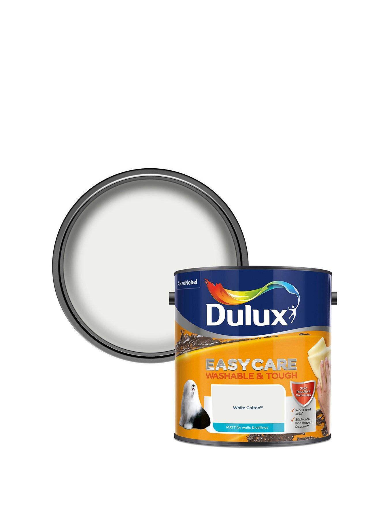 Dulux Easycare W & t Matt White Cotton 2.5l