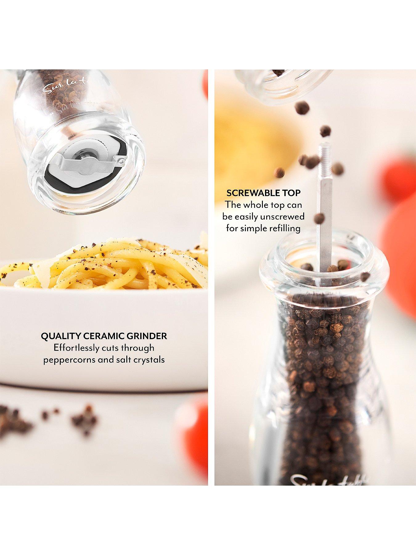  image of sur-la-table-2pc-salt-and-pepper-mill-set