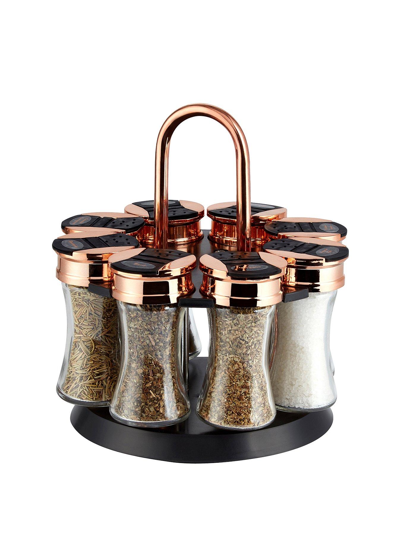 undefined Rose Gold Rotating Spice Rack