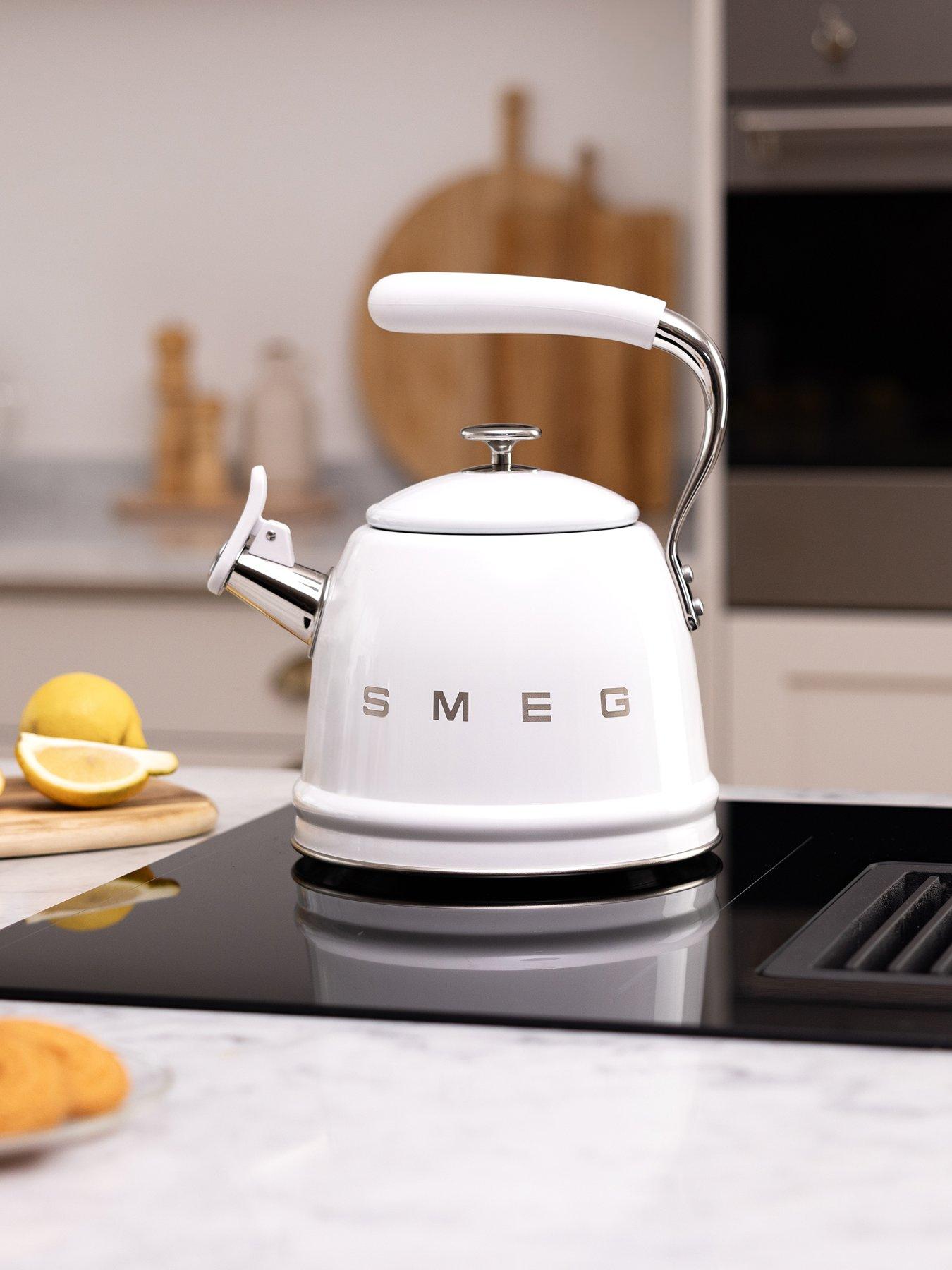 undefined Whistling Kettle with Cool Touch Handle, 2.3L, White