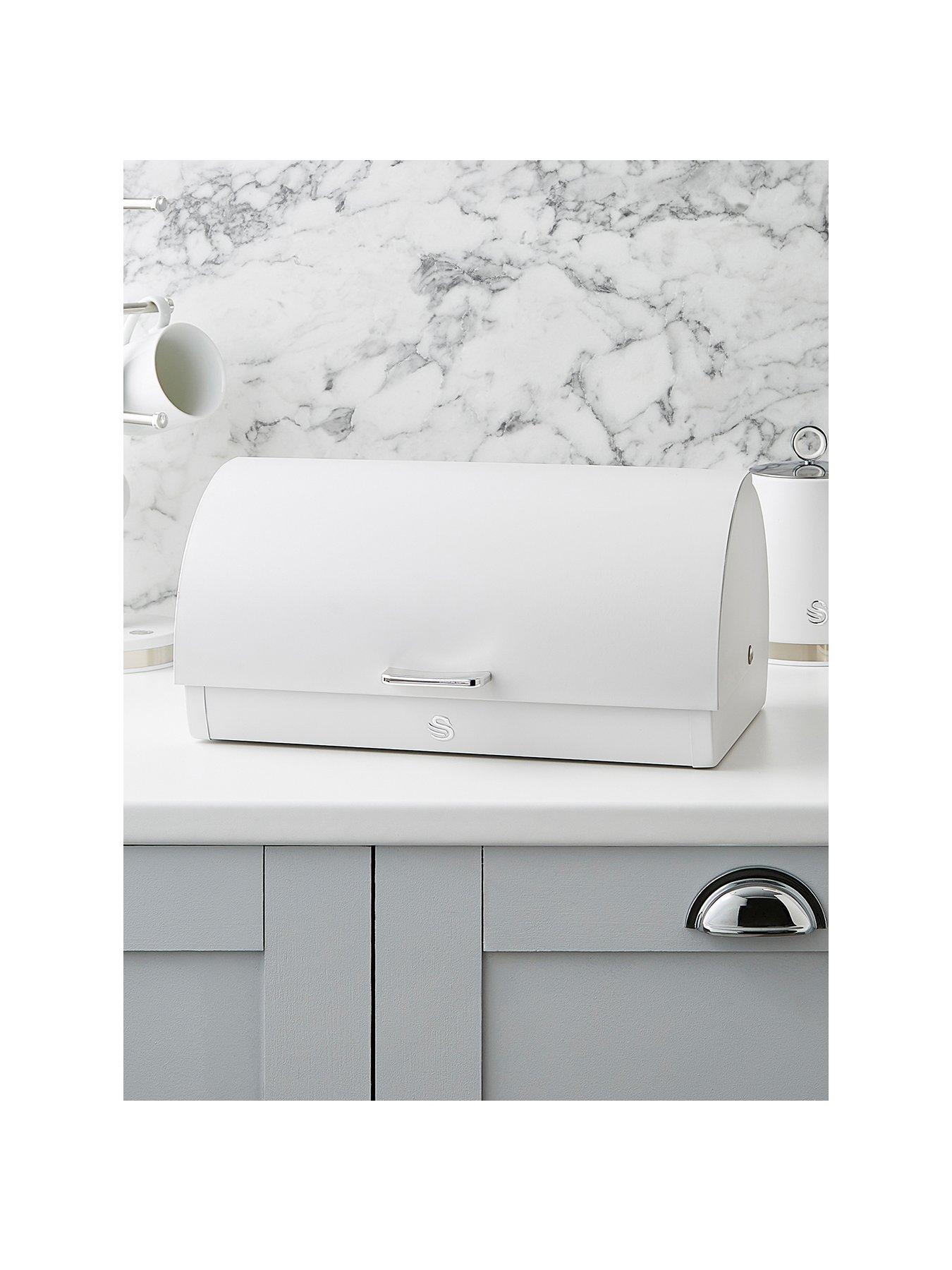 undefined Serenity Bread Bin, White