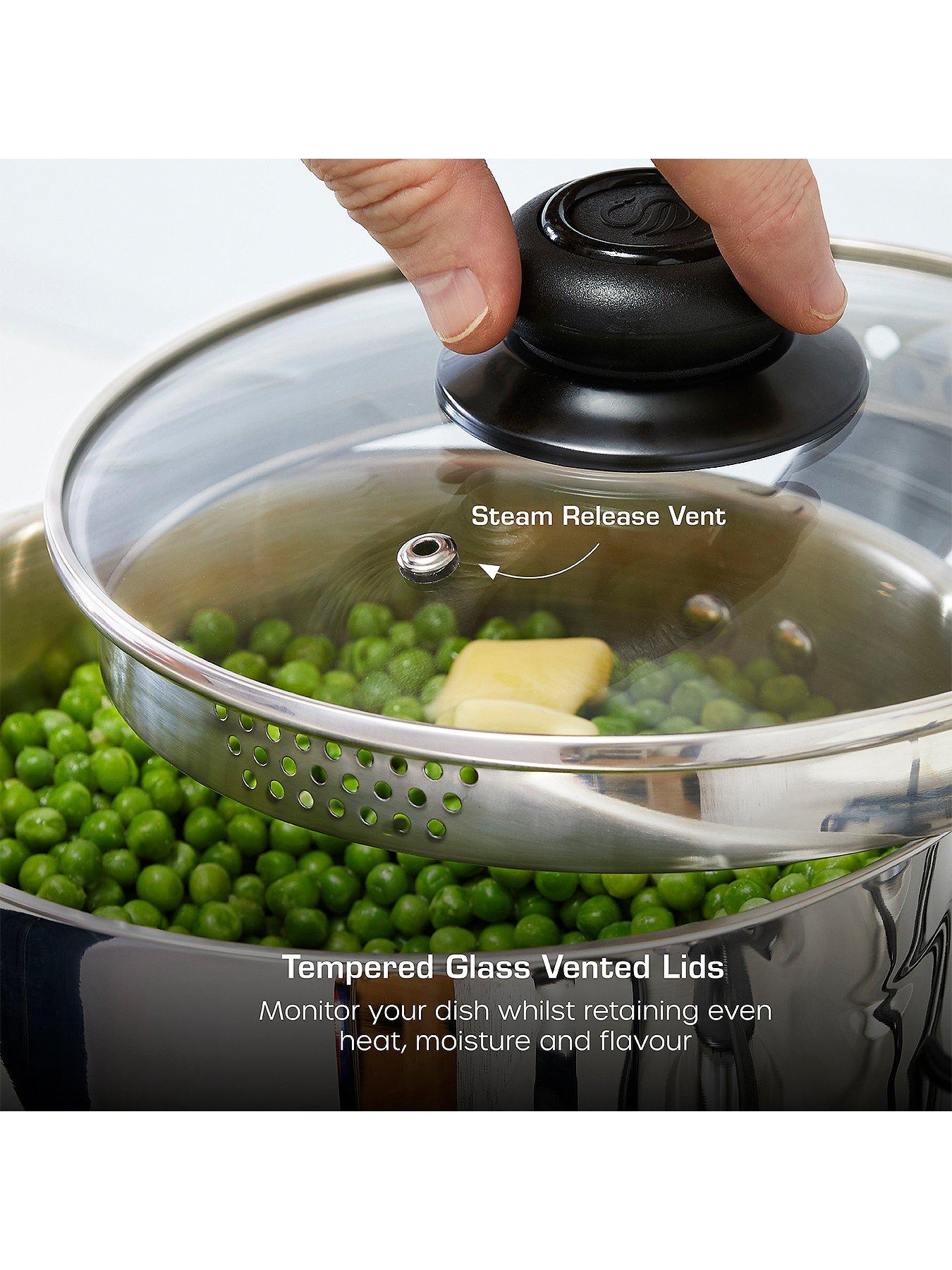 Image 5 of 7 of Swan Townhouse 5 Piece Pan Set Stainless Steel