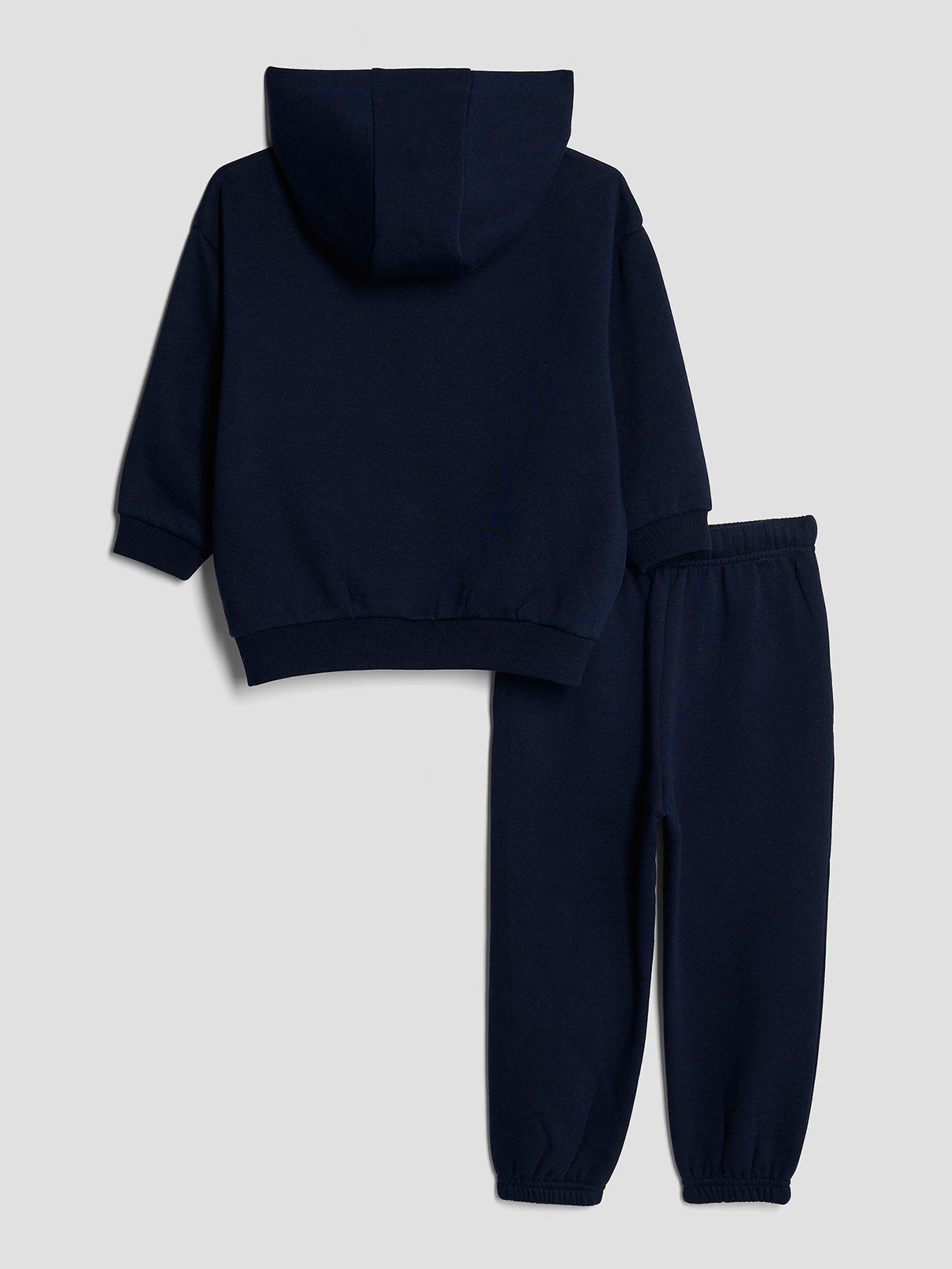 Image 2 of 3 of River Island Mini Boys Hoodie Set - Navy