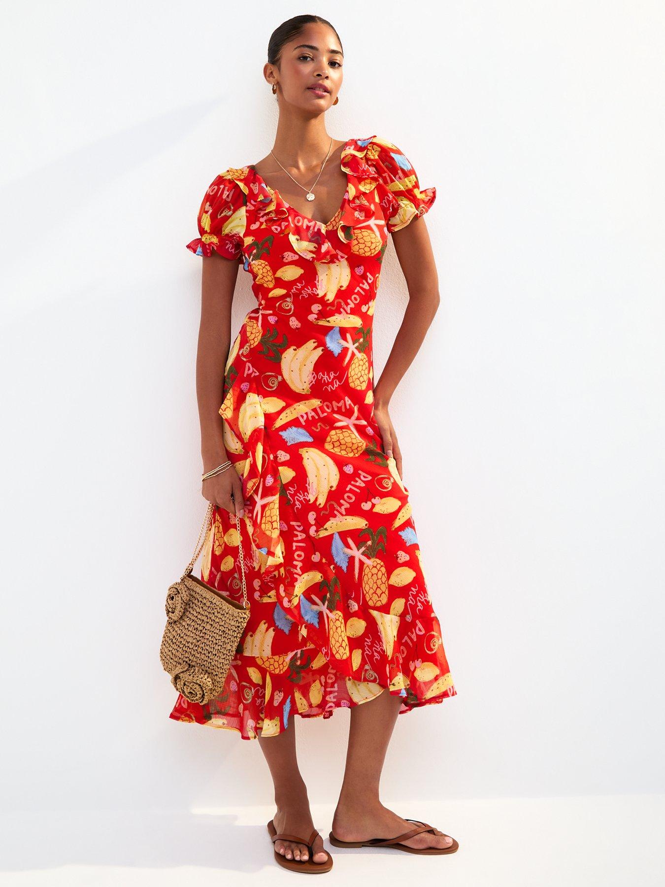 strapless open back dress Paulina One