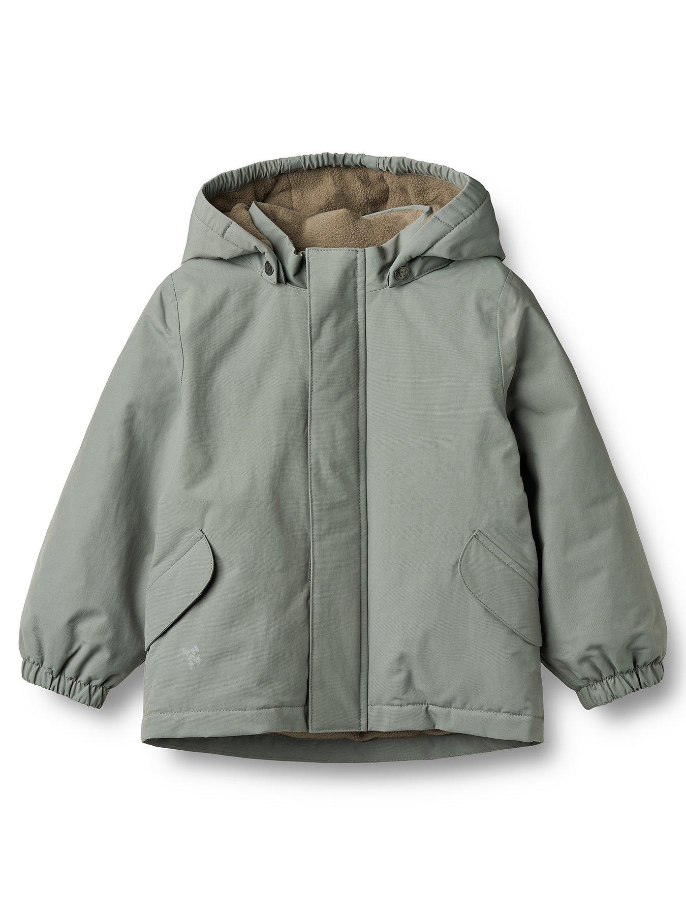 Wheat Baby Boys Hooded Emil Jacket - Green