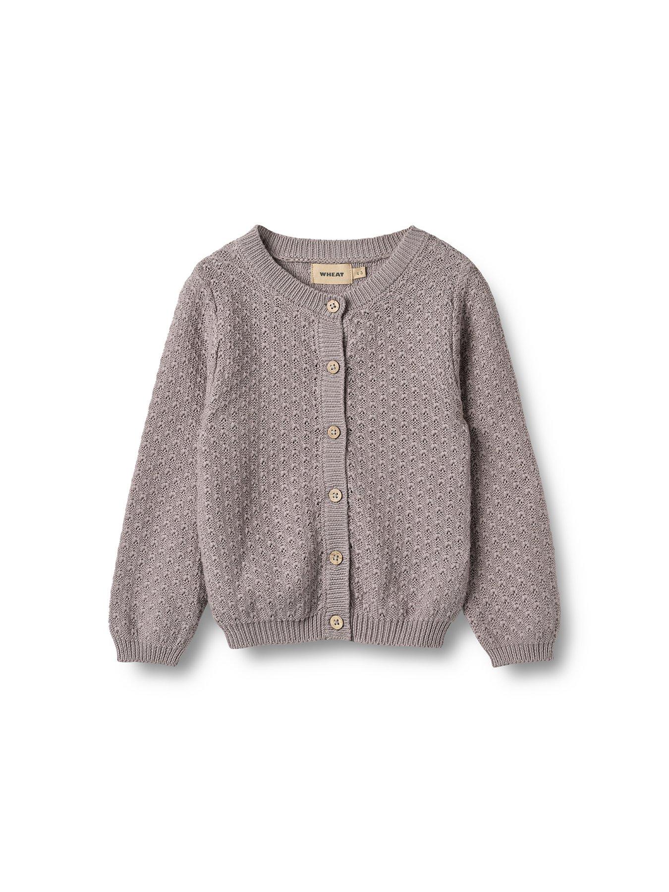 Wheat Girls Magnella Knitted Cardigan - Purple
