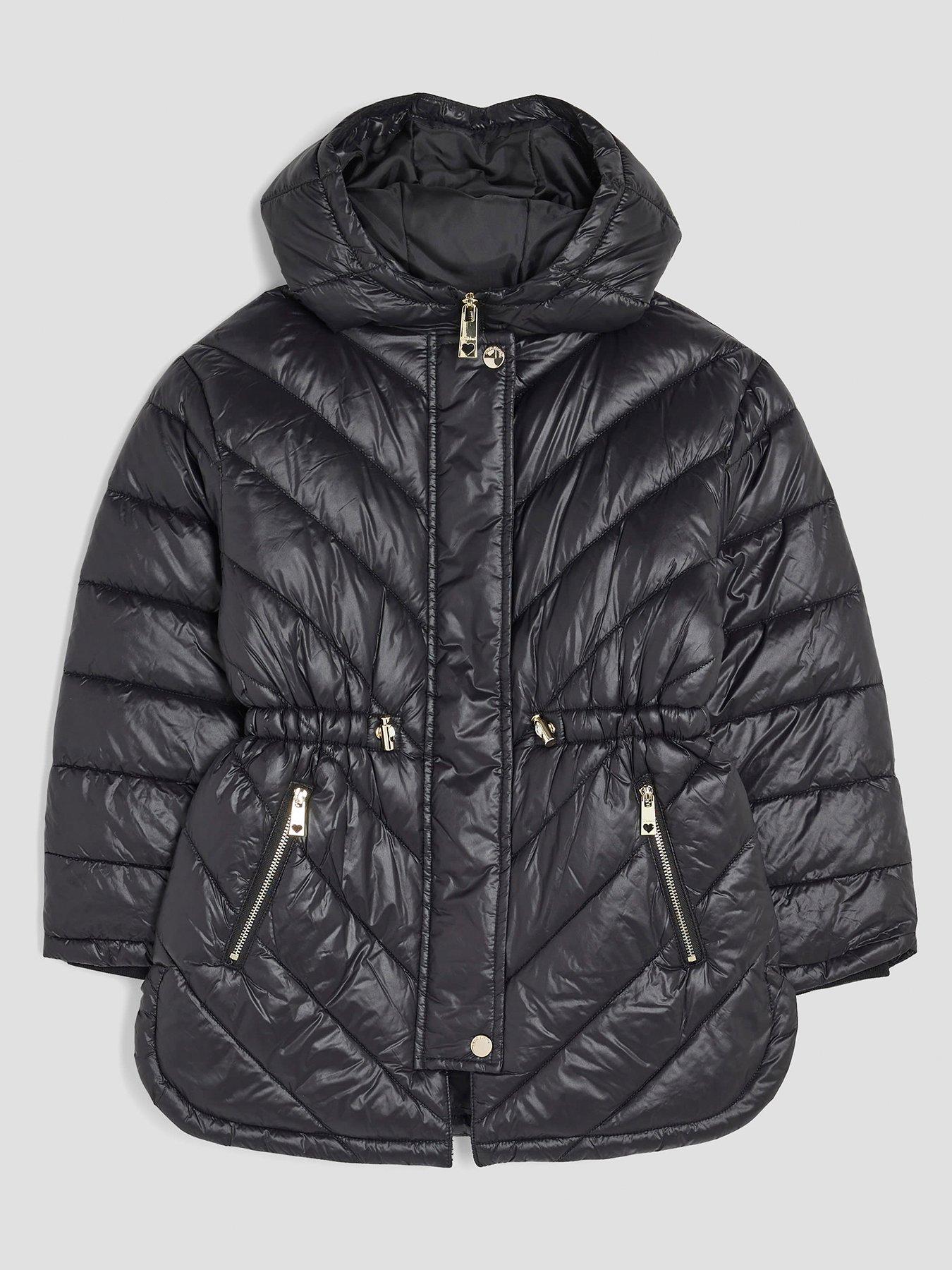 undefined Older Girls Padded Jacket - Black