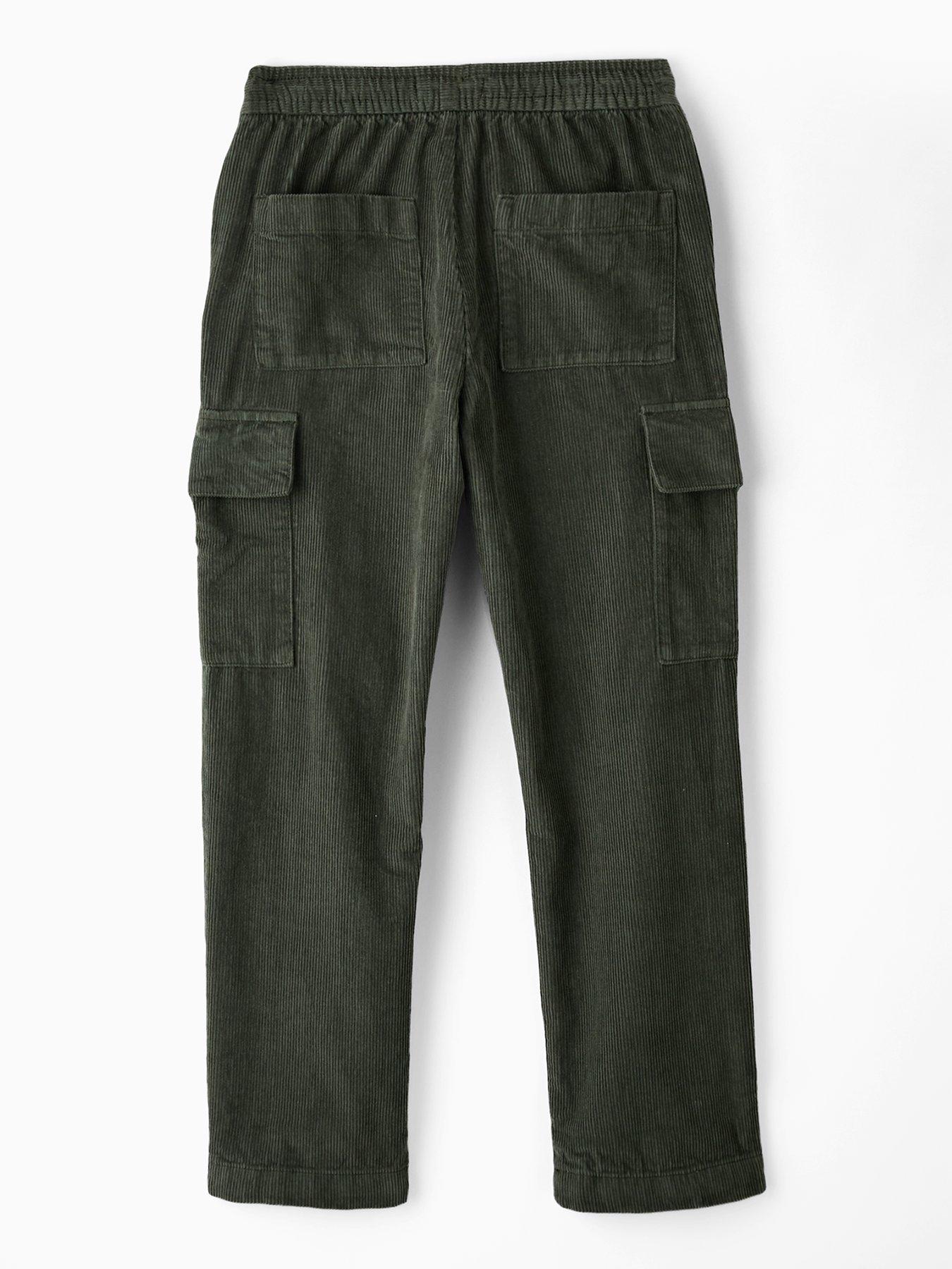 Image 2 of 4 of Calvin Klein Jeans Boys Corduroy Straight Pants - Khaki