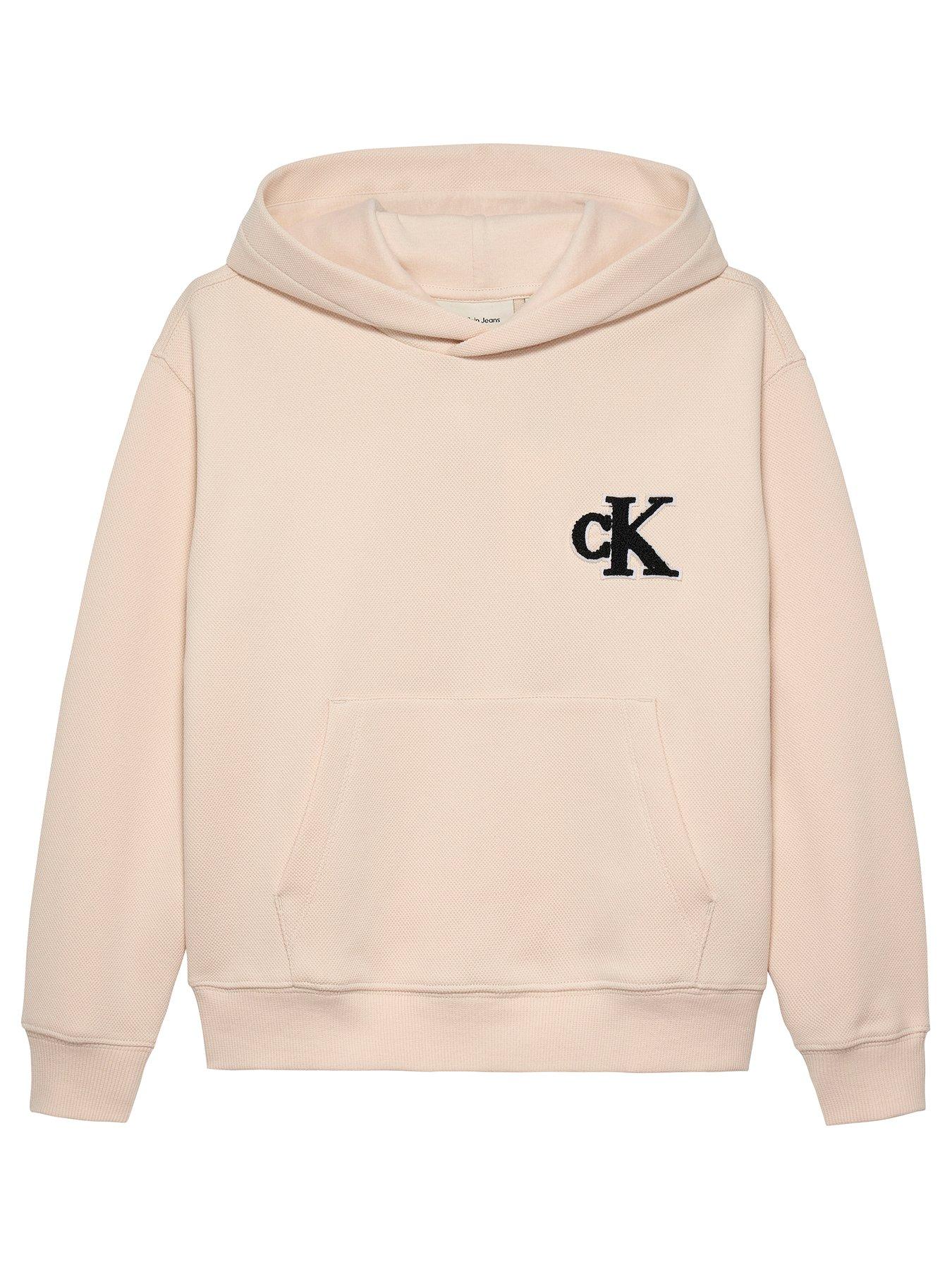 calvin-klein-jeans-boys-bonded-pique-towel-mono-hoodie-cream