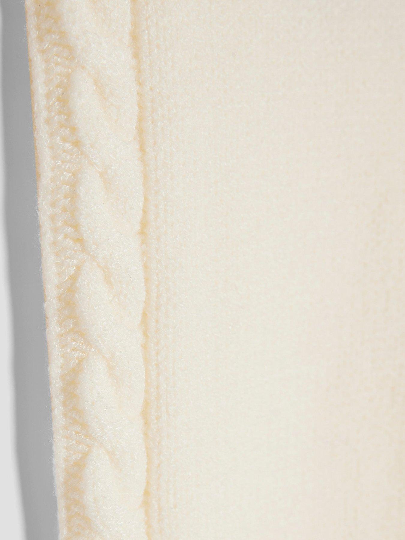 Image 4 of 5 of River Island Baby Girls Peplum Cardigan - Cream