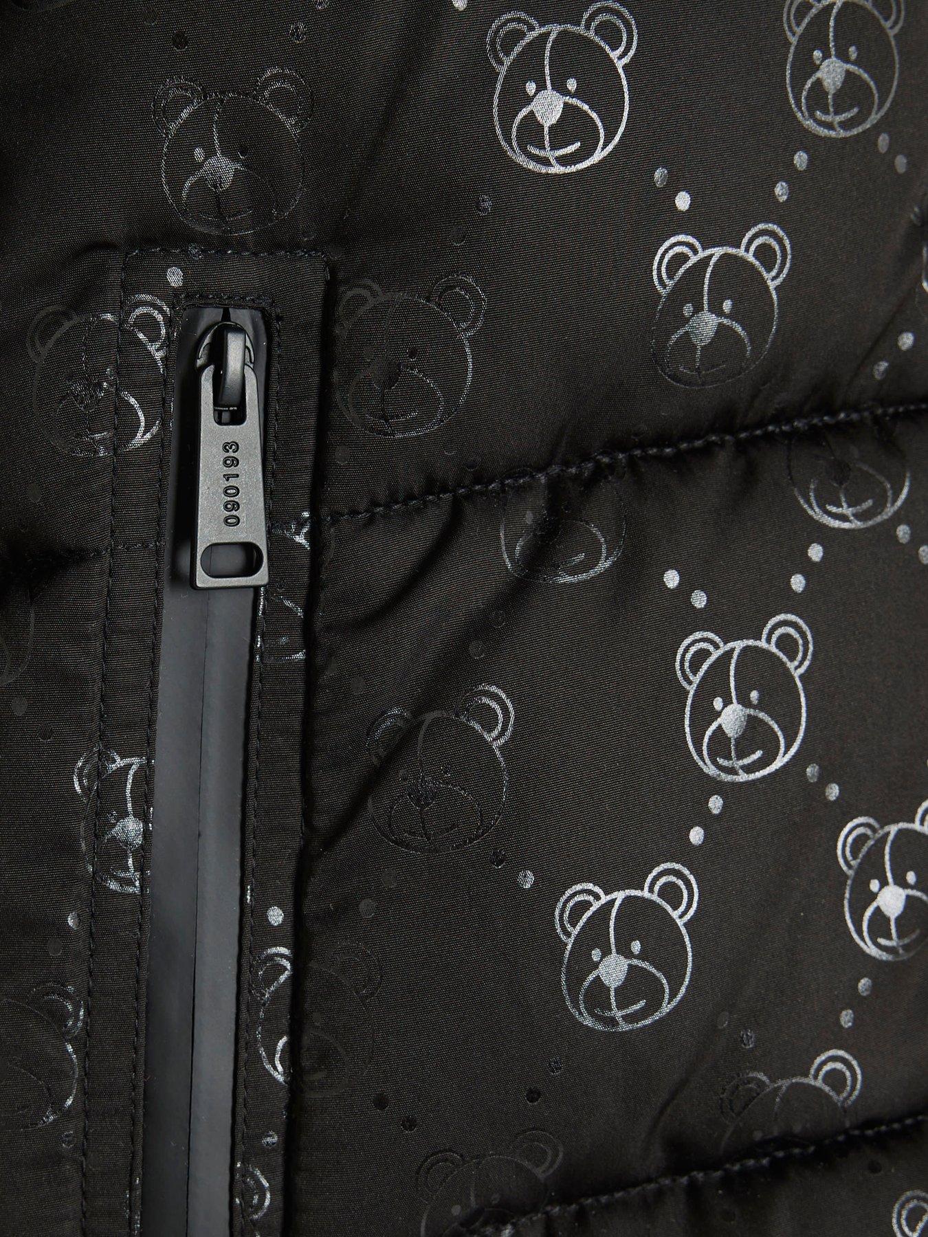  image of river-island-mini-boys-bear-padded-coat-black