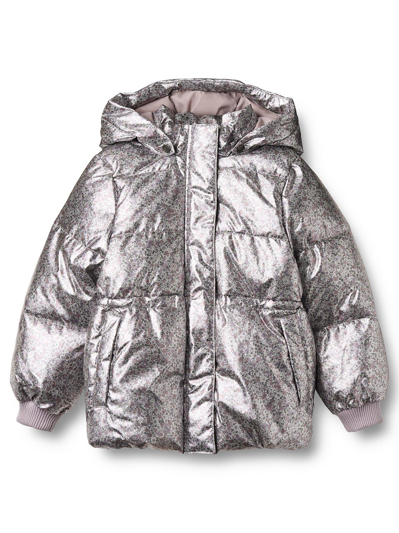 Wheat Girls Metallic Padded Eli Jacket Eli - Silver