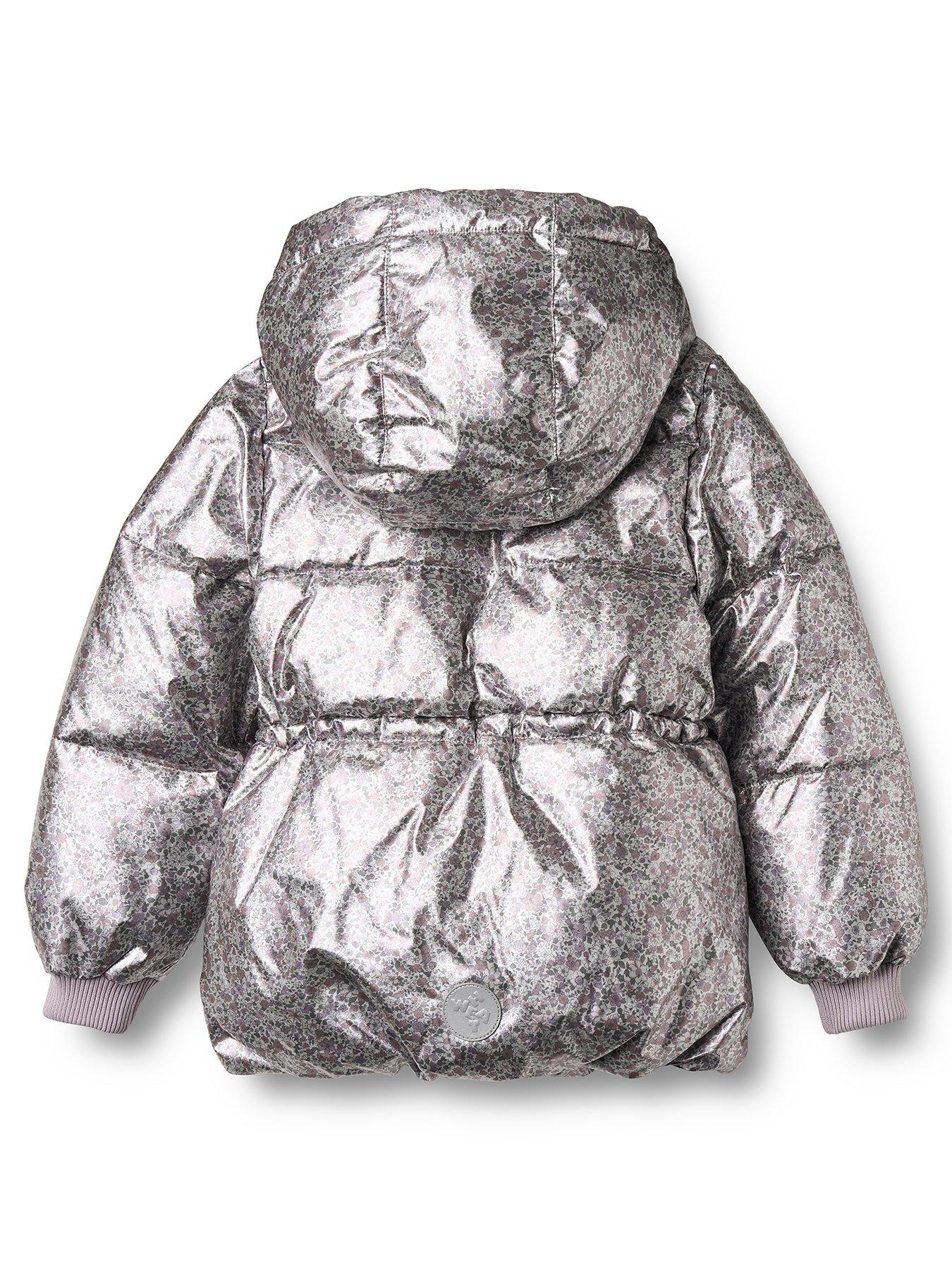 Image 3 of 6 of Wheat Girls Metallic Padded Eli Jacket Eli - Silver