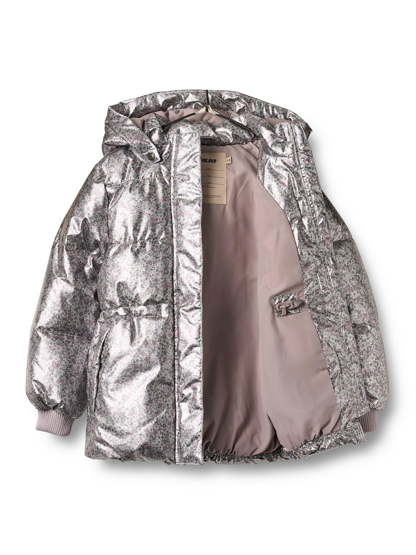 Image 4 of 6 of Wheat Girls Metallic Padded Eli Jacket Eli - Silver