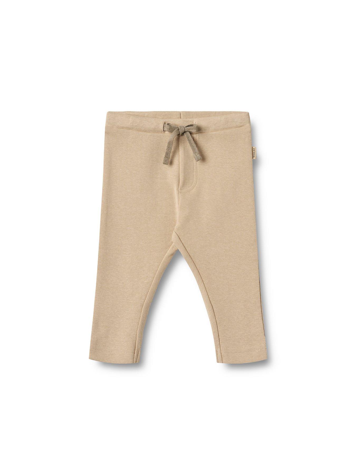 front image of wheat-baby-boys-manfred-jersey-pants-beige