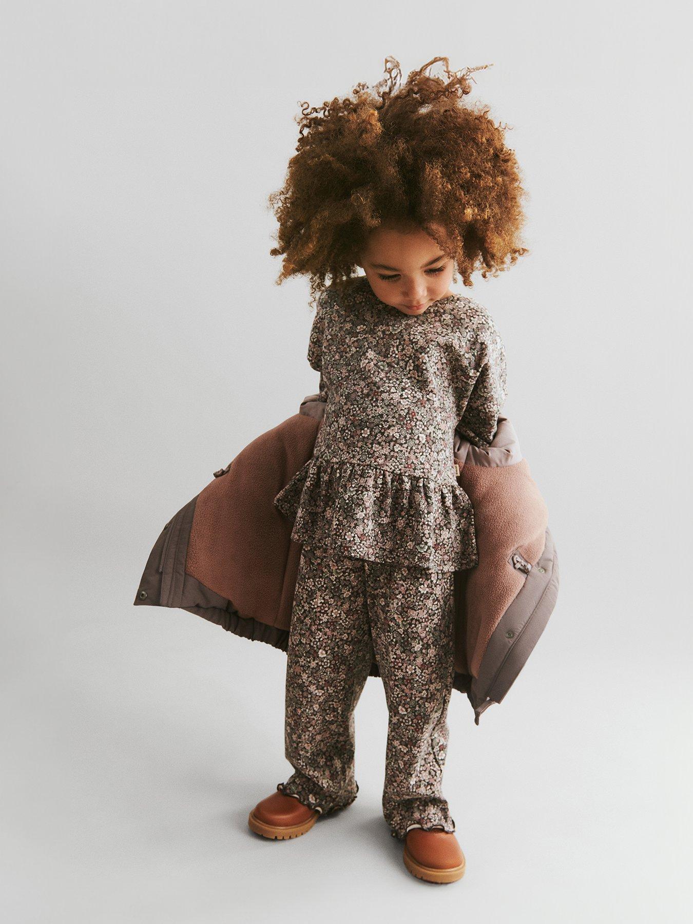 Image 2 of 3 of Wheat Girls Carolina Long Sleeve Peplum Tshirt - Purple