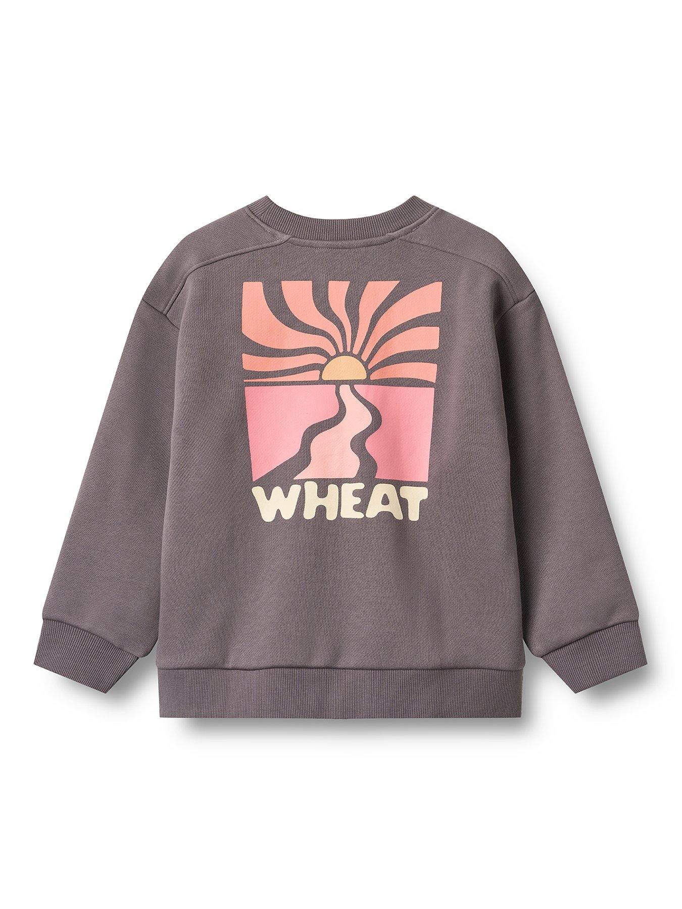 back image of wheat-girls-ellis-sweatshirt-purple