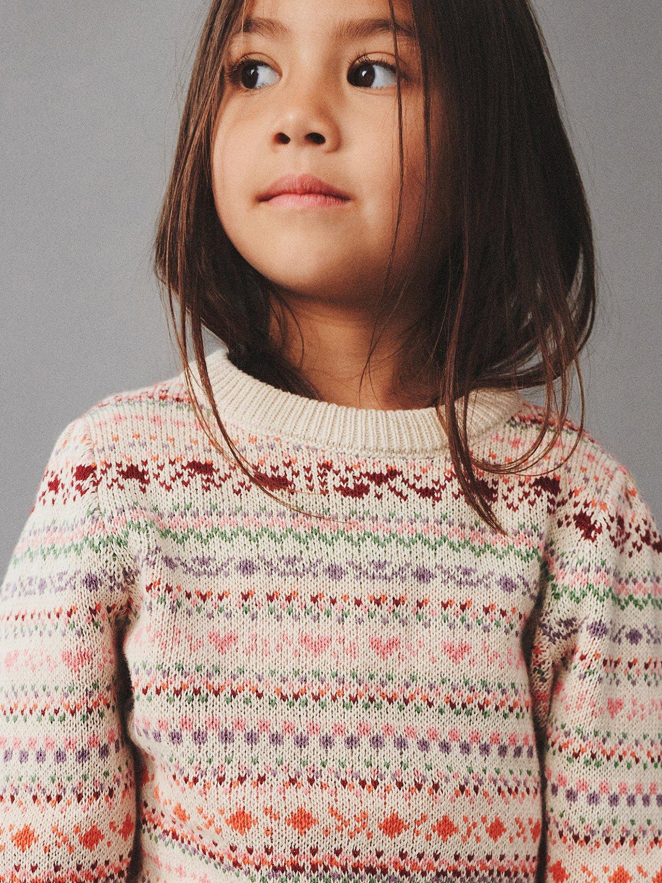 Image 2 of 4 of Wheat Girls Olga Knitted Jumper - Multi